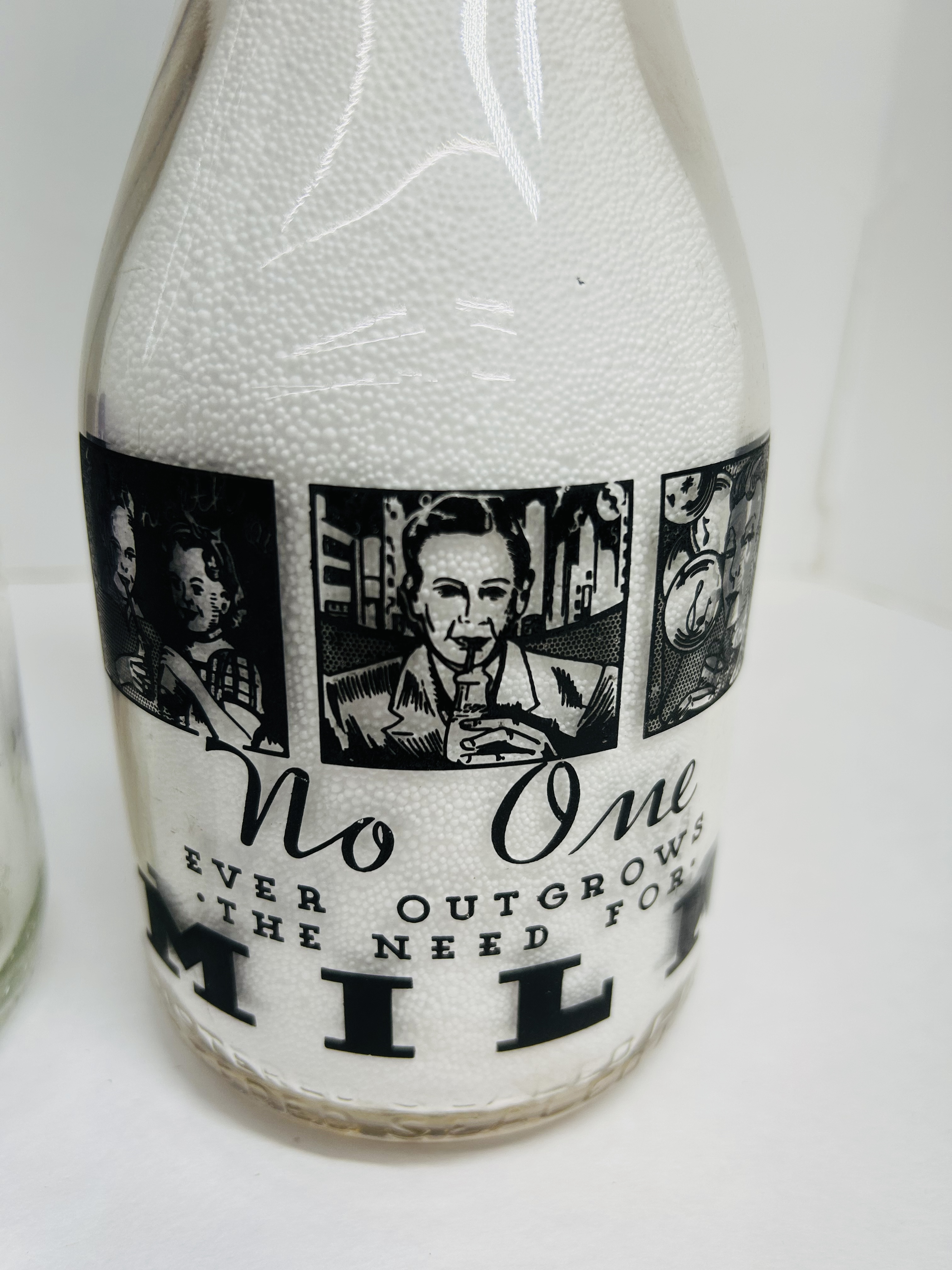 VARIOUS DAIRIES GLASS MILK BOTTLES