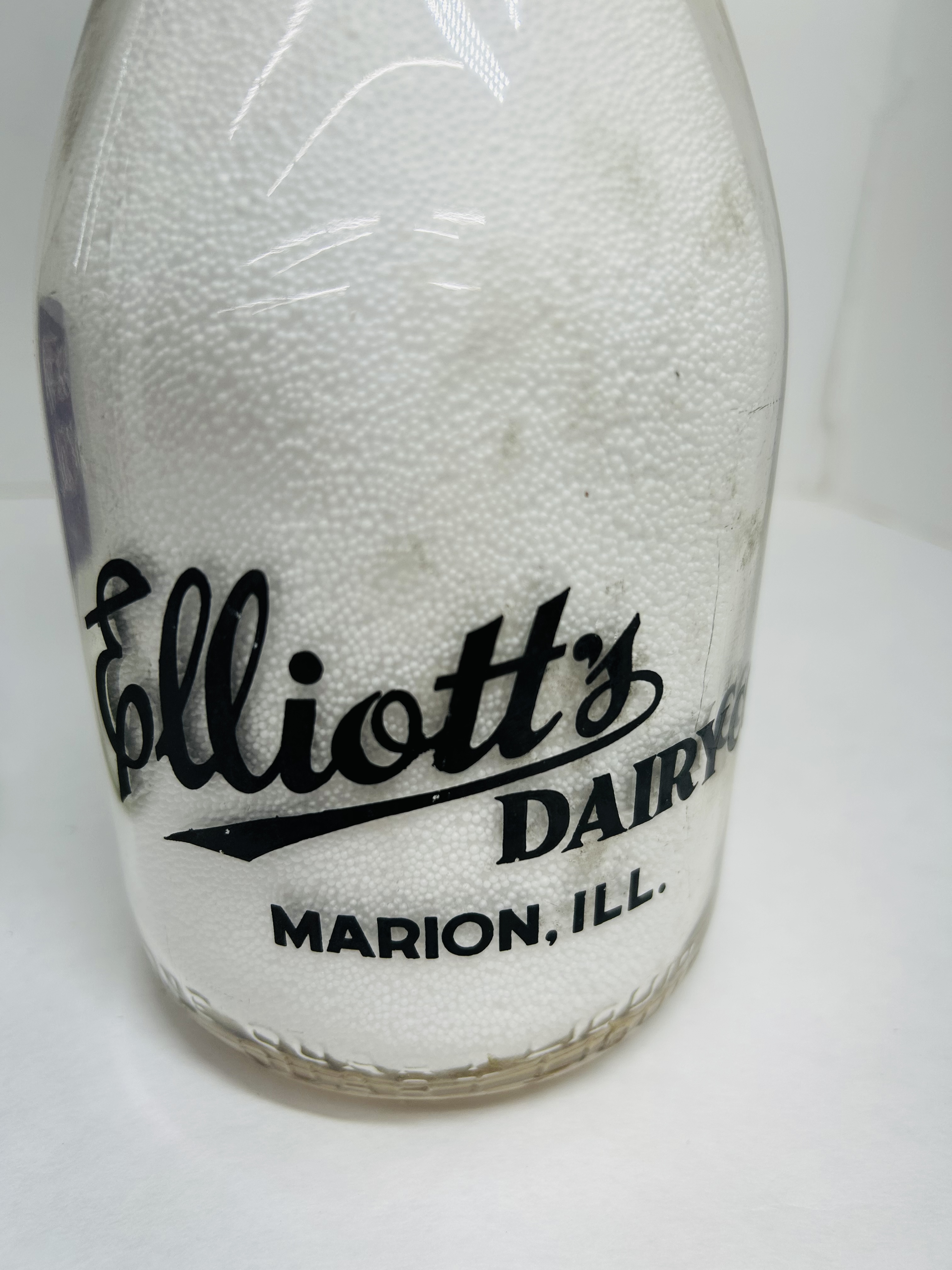 VARIOUS DAIRIES GLASS MILK BOTTLES