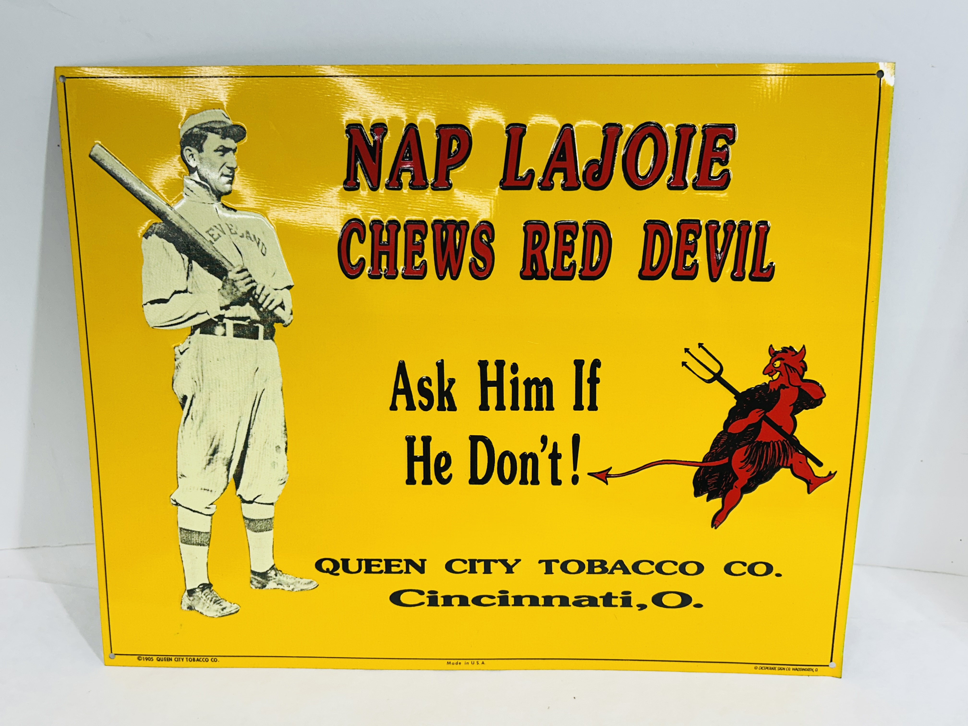 DESPERATE SIGN CO. METAL LAJOIE SIGN