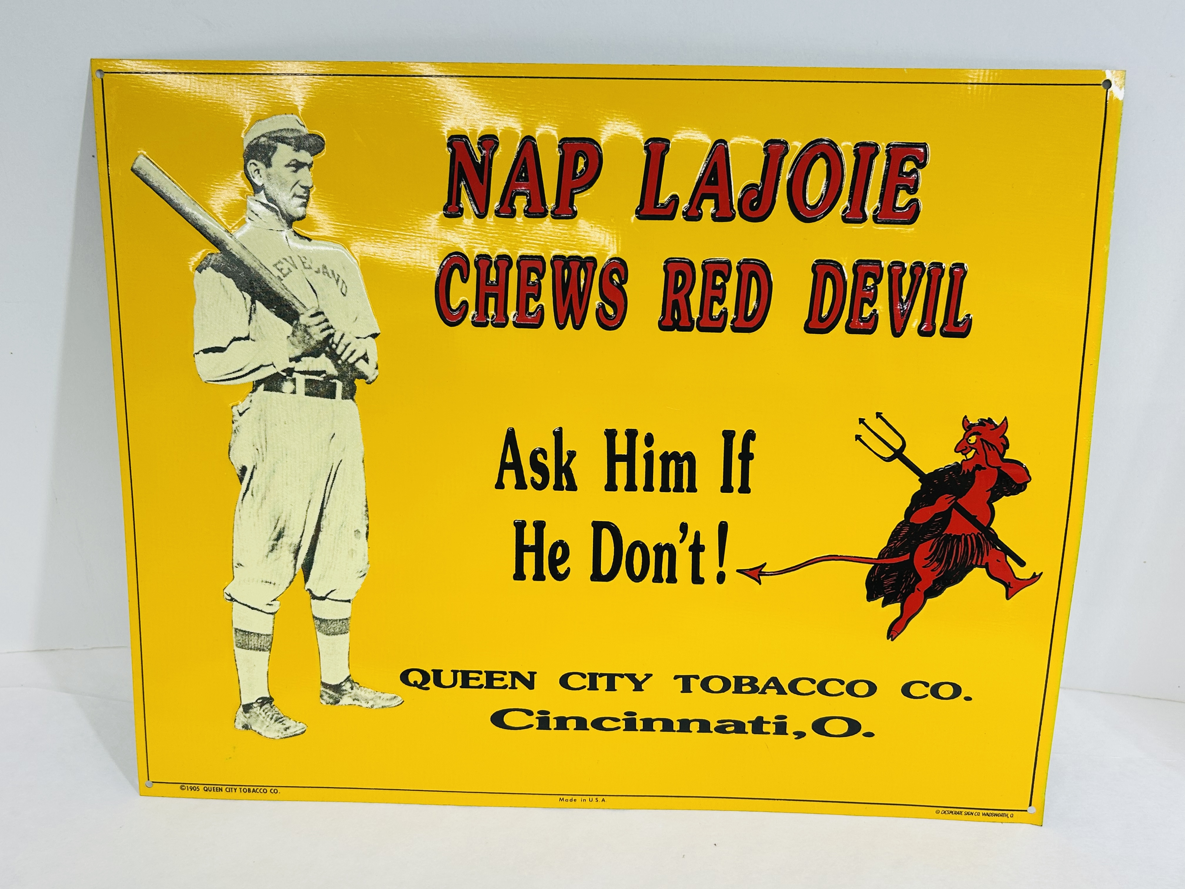 DESPERATE SIGN CO. METAL LAJOIE SIGN