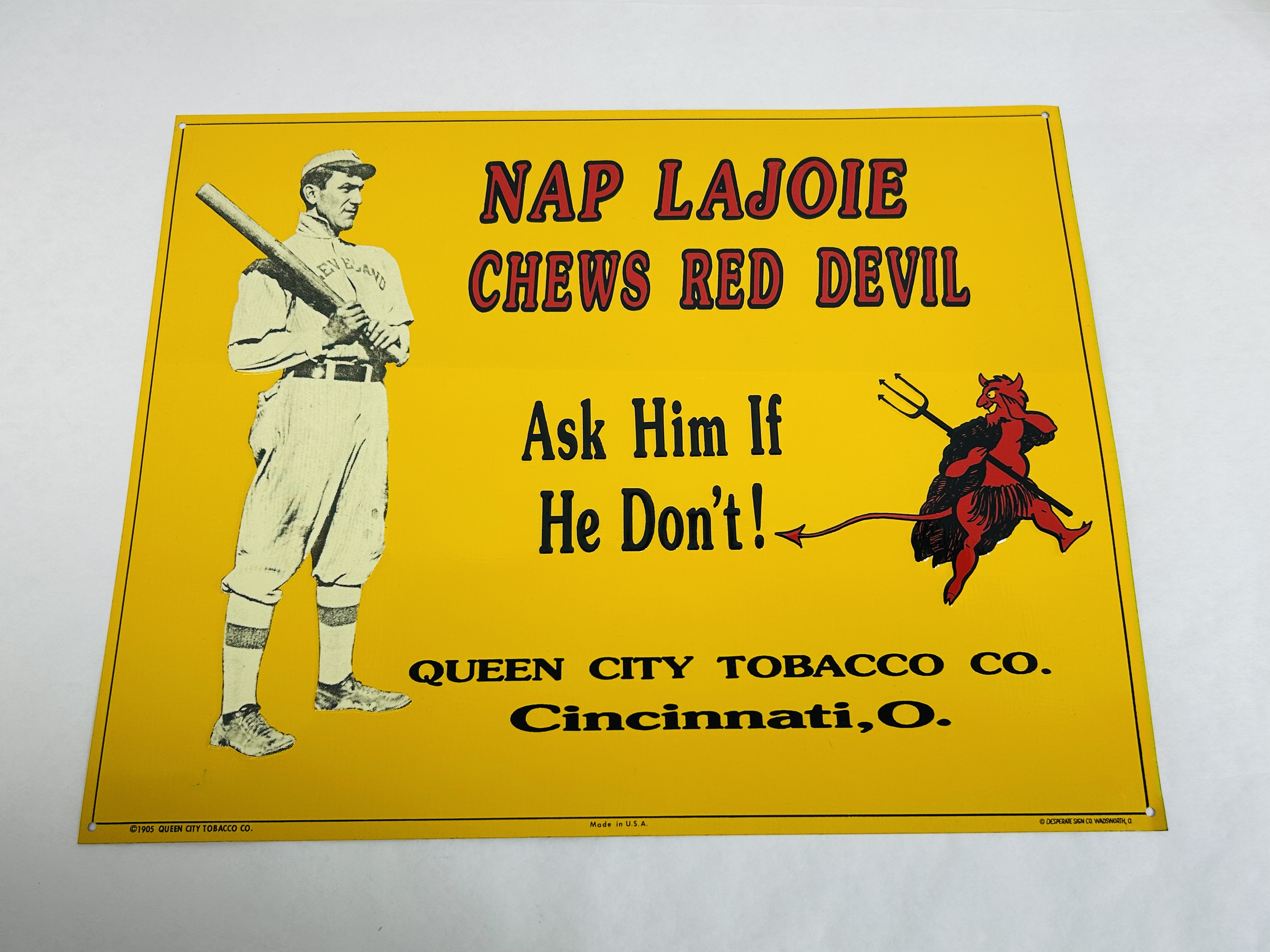 DESPERATE SIGN CO. METAL LAJOIE SIGN