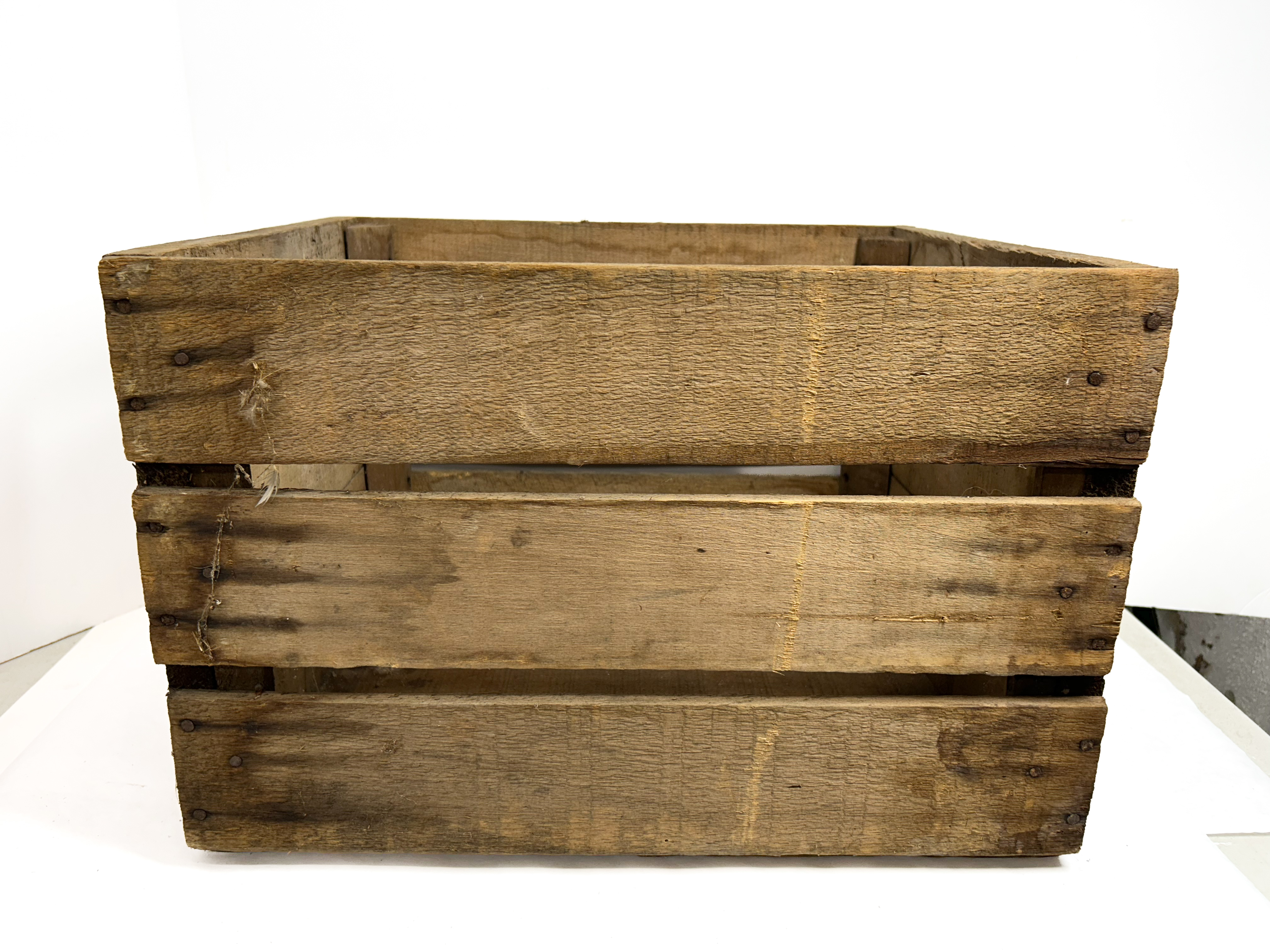DOUDNA ORCHARDS WOOD FRUIT CRATE