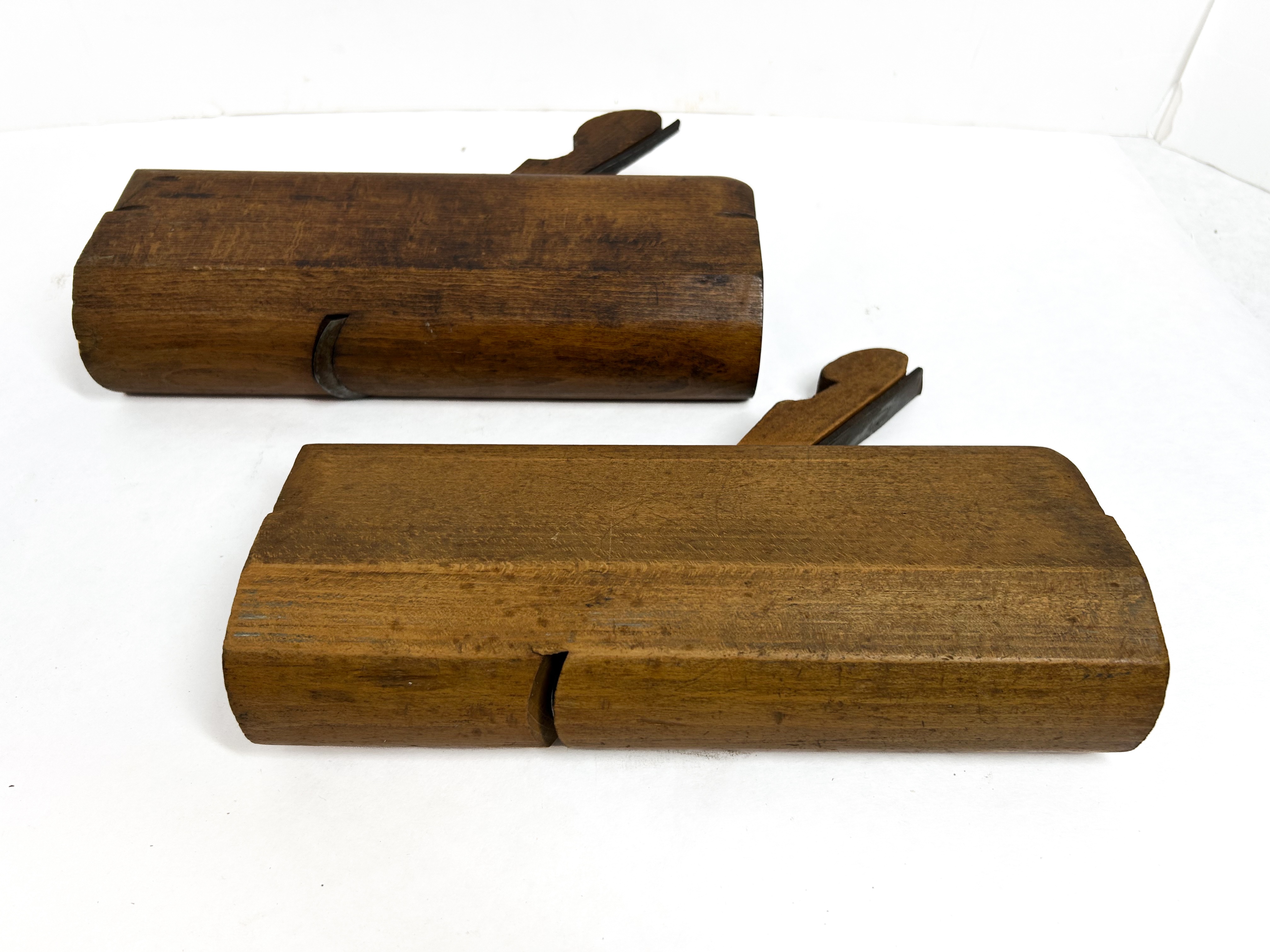 PAIR OF WOODEN MOLDING PLANES, 19TH CENTURY