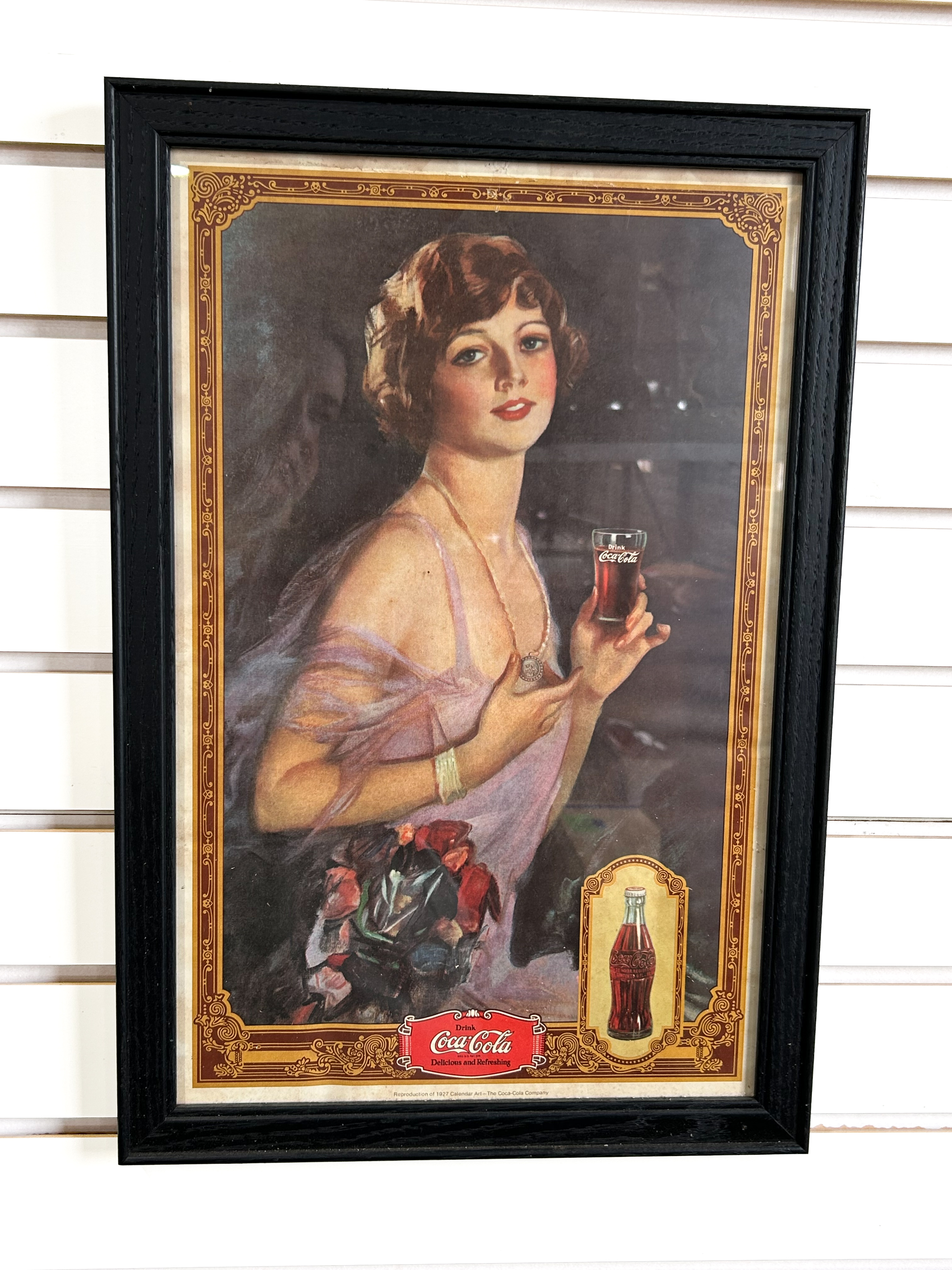 COCA-COLA REPRODUCTION PAPER PRINT, 1970S