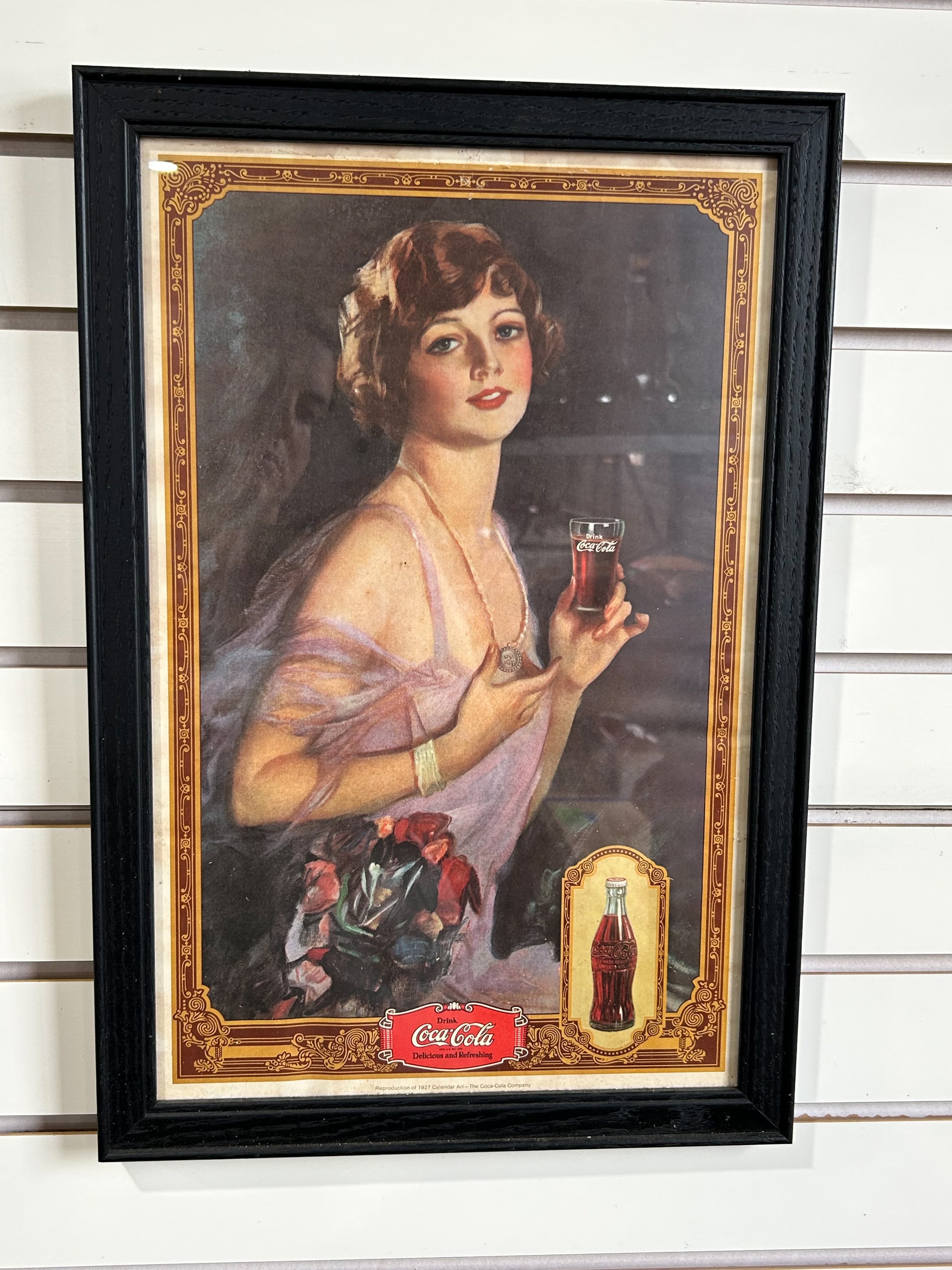 COCA-COLA REPRODUCTION PAPER PRINT, 1970S