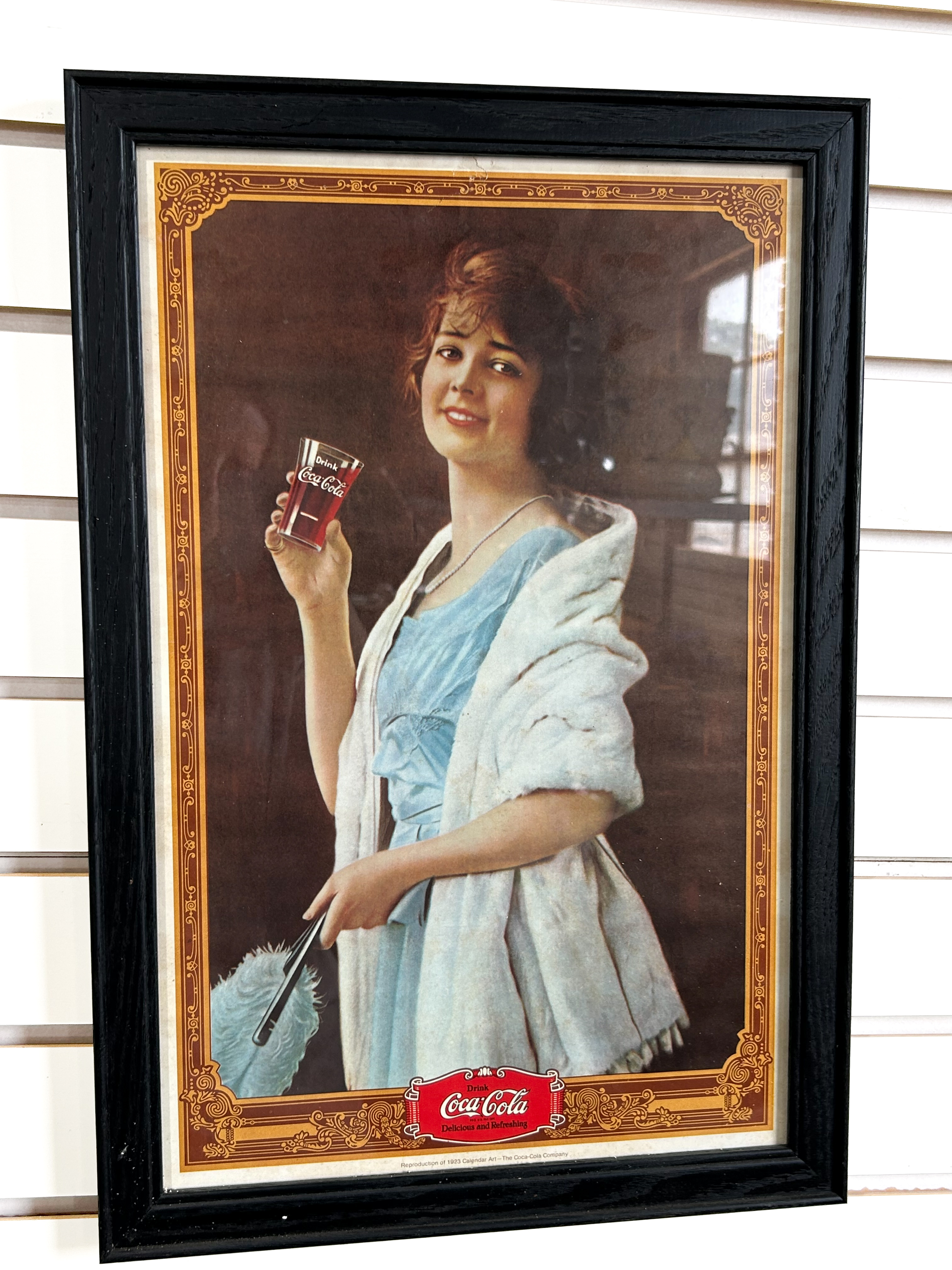 COCA-COLA REPRODUCTION PRINT, LATE 20TH CENTURY