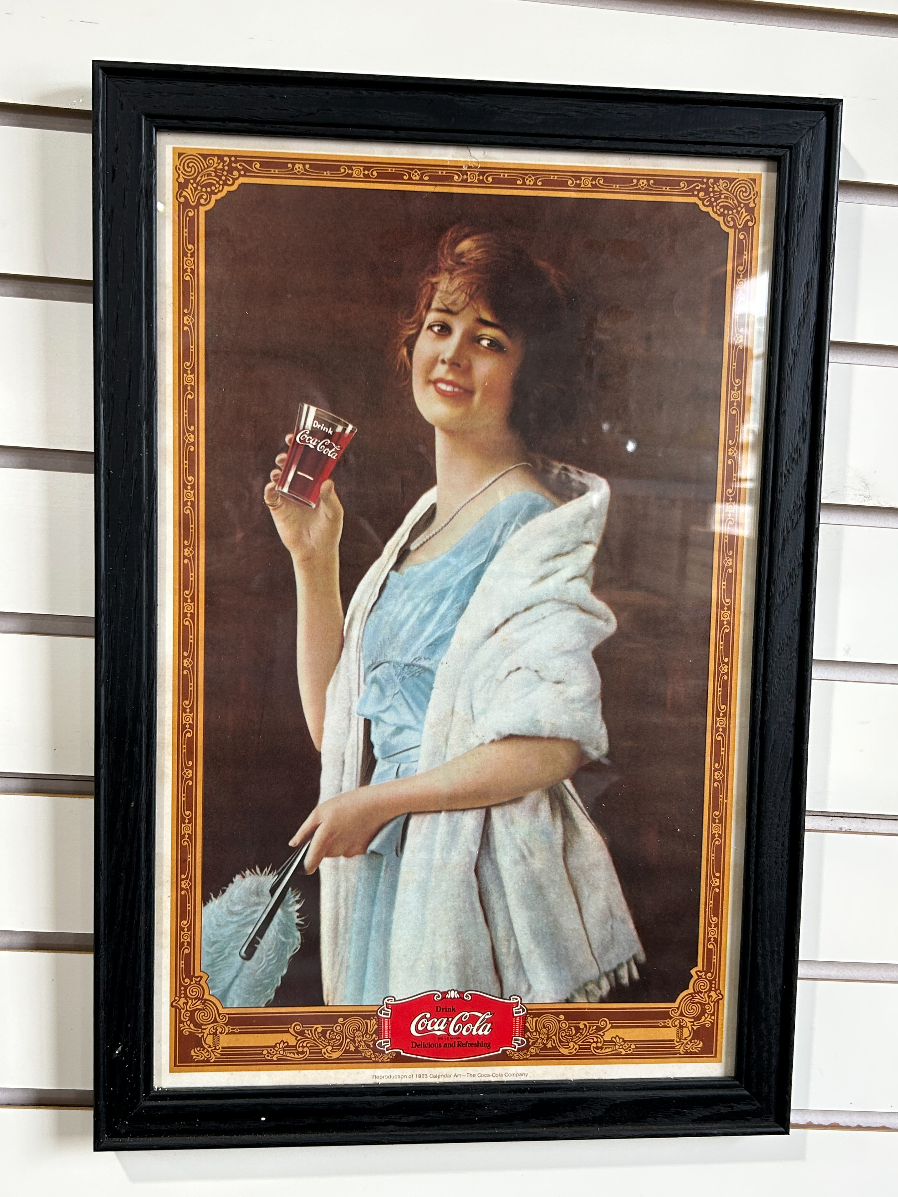 COCA-COLA REPRODUCTION PRINT, LATE 20TH CENTURY