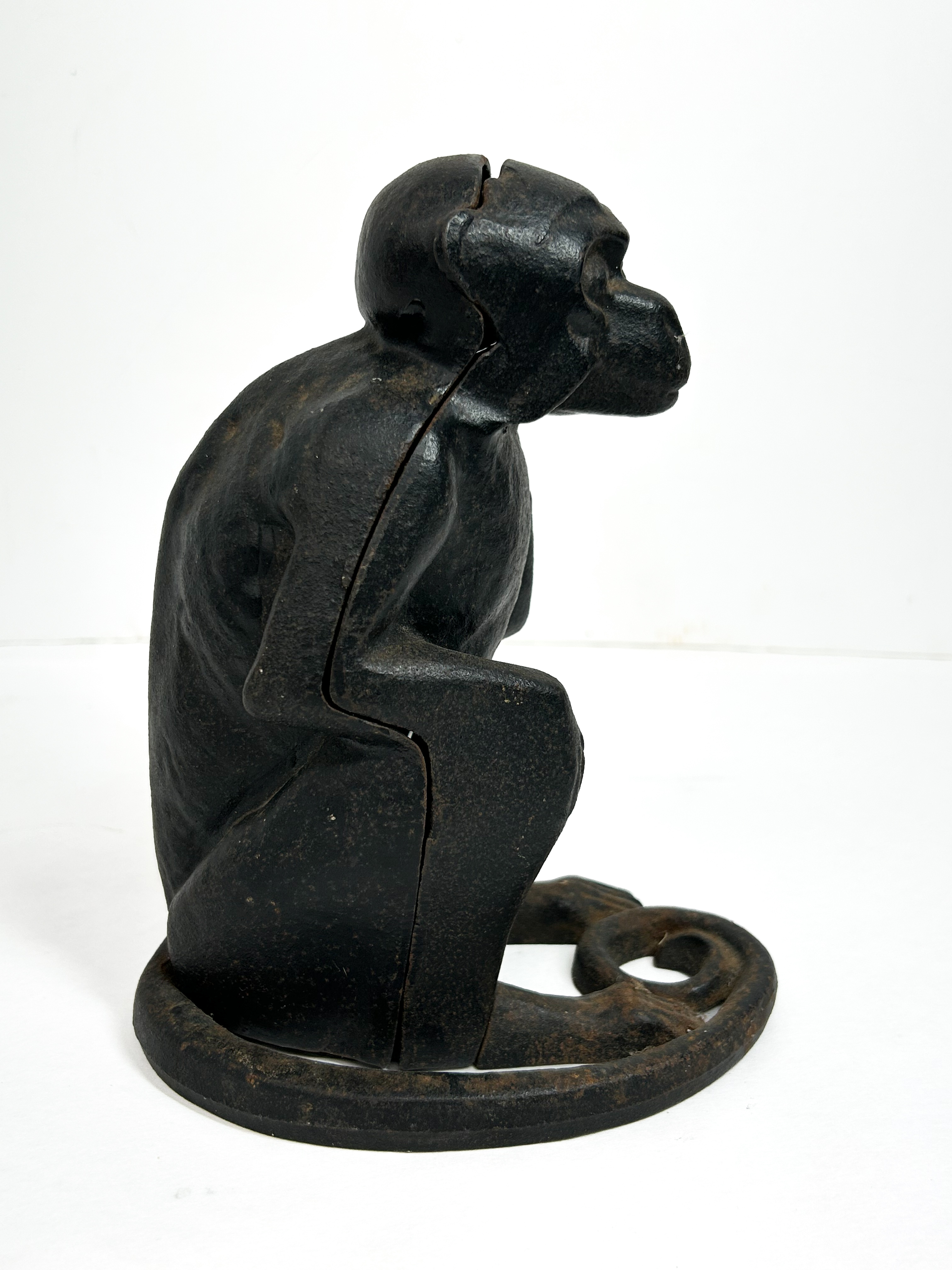 CAST IRON MONKEY STILL BANK
