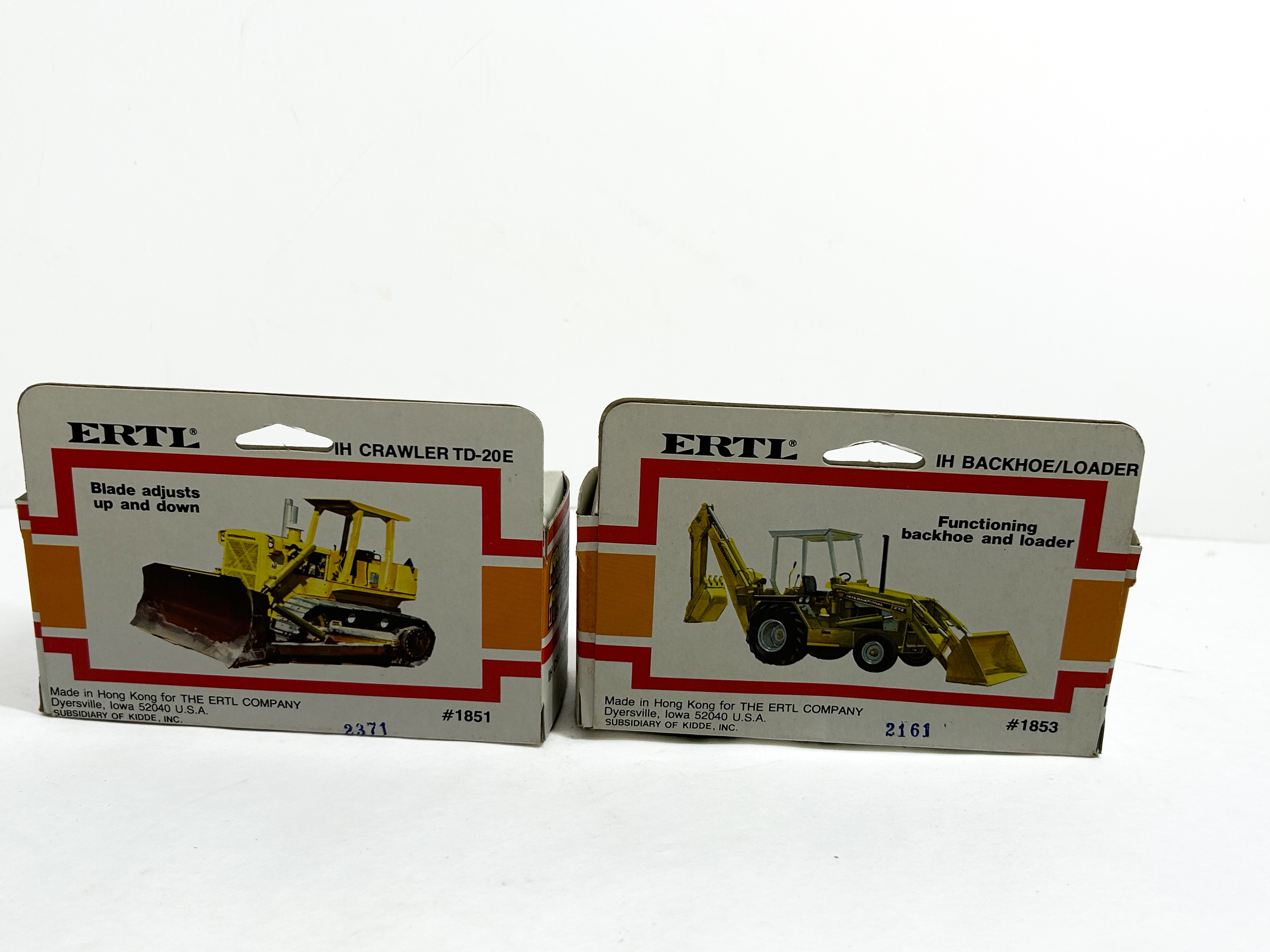 ERTL INTERNATIONAL HARVESTER DIE-CAST VEHICLES, 1984