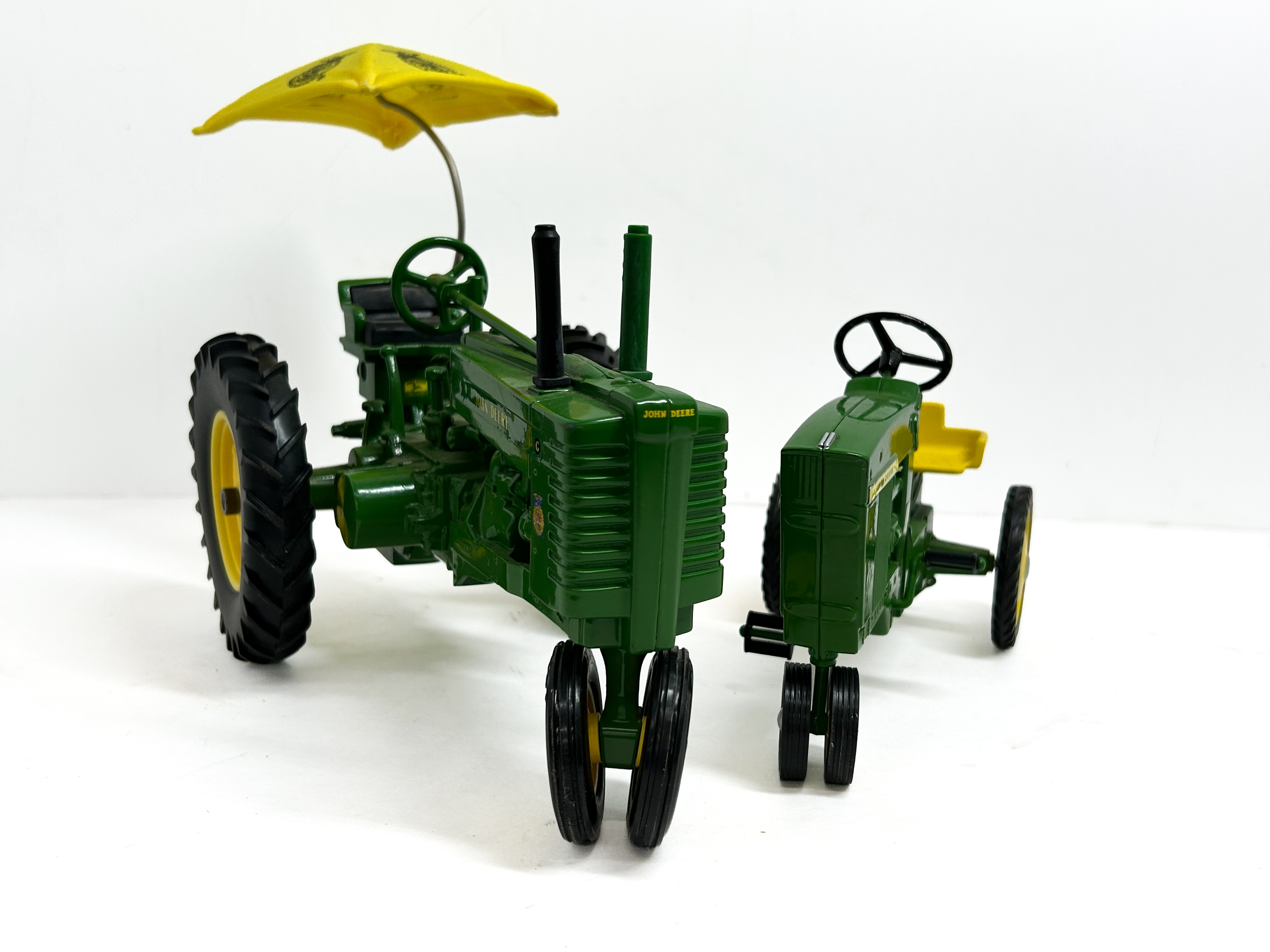Ertl John Deere Model G and Model 20 Die-Cast Toy Tractors