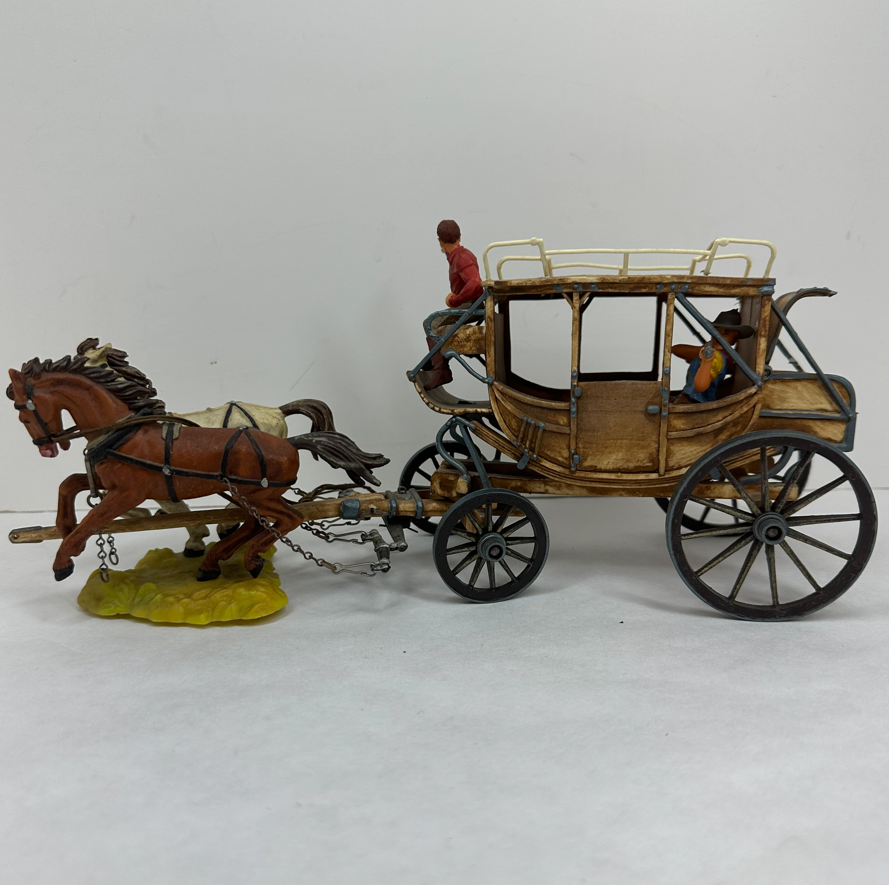ELASTOLIN WESTERN STAGECOACH TEAM VINTAGE
