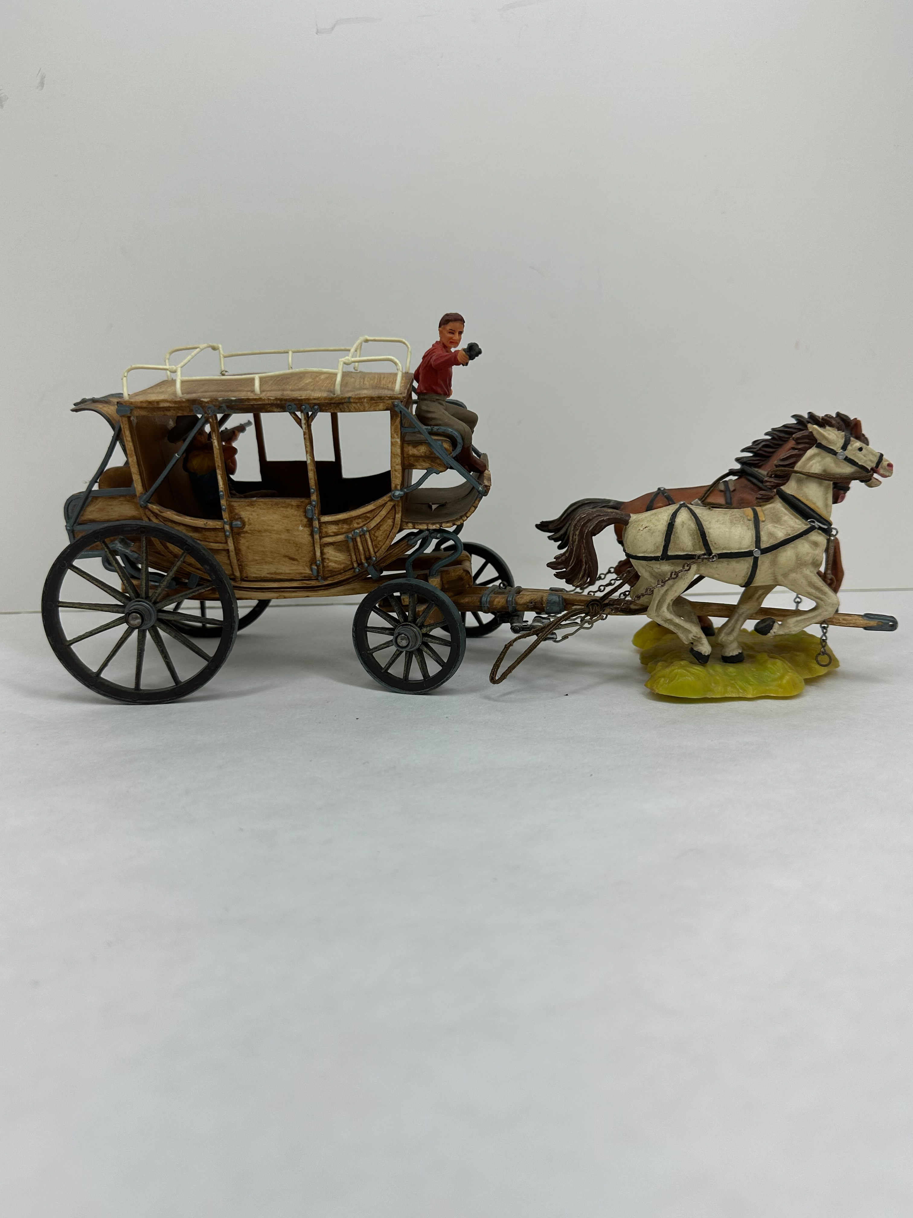 ELASTOLIN WESTERN STAGECOACH TEAM VINTAGE