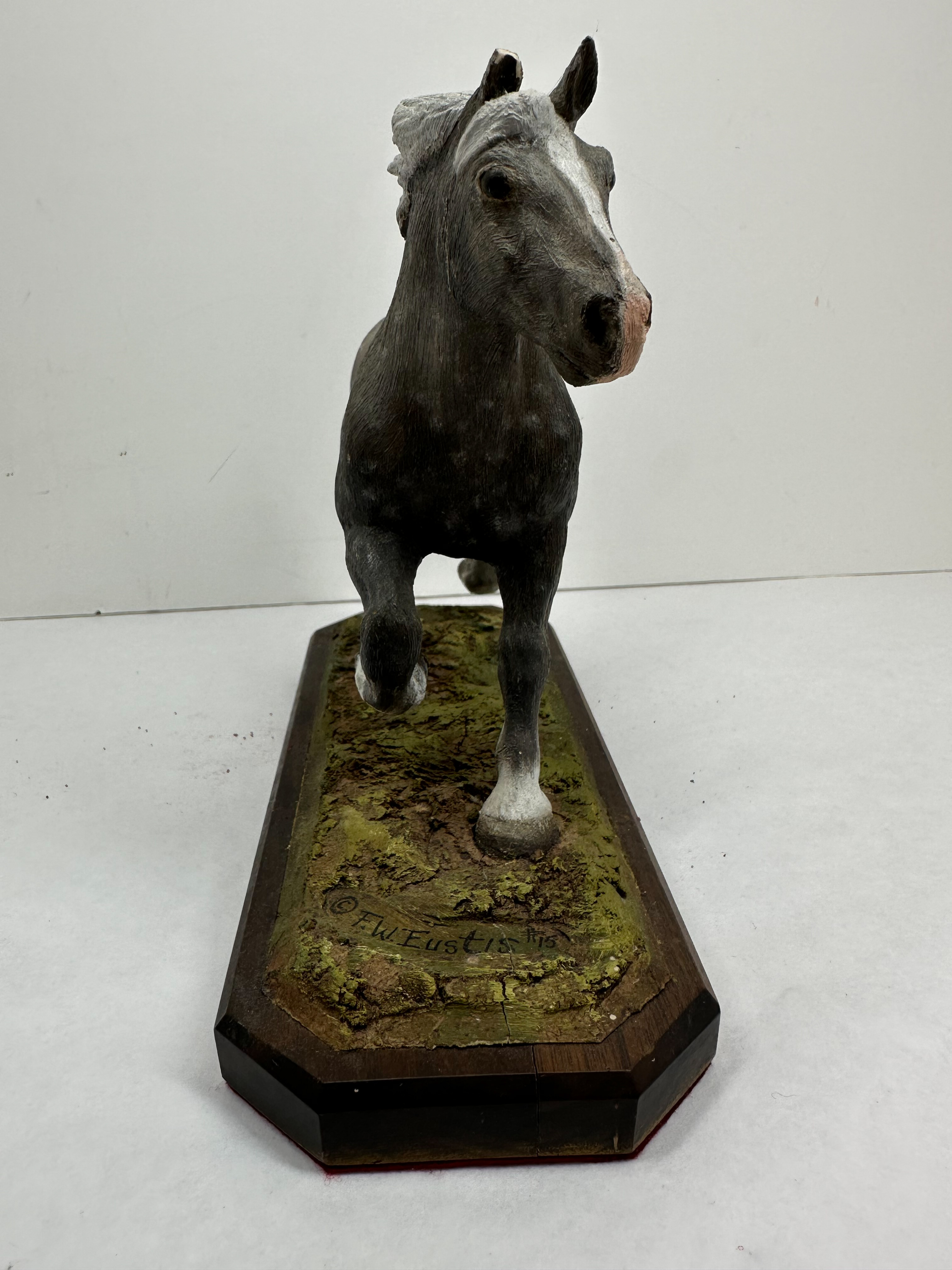 F.W. EUSTIS RESIN HORSE, 1975