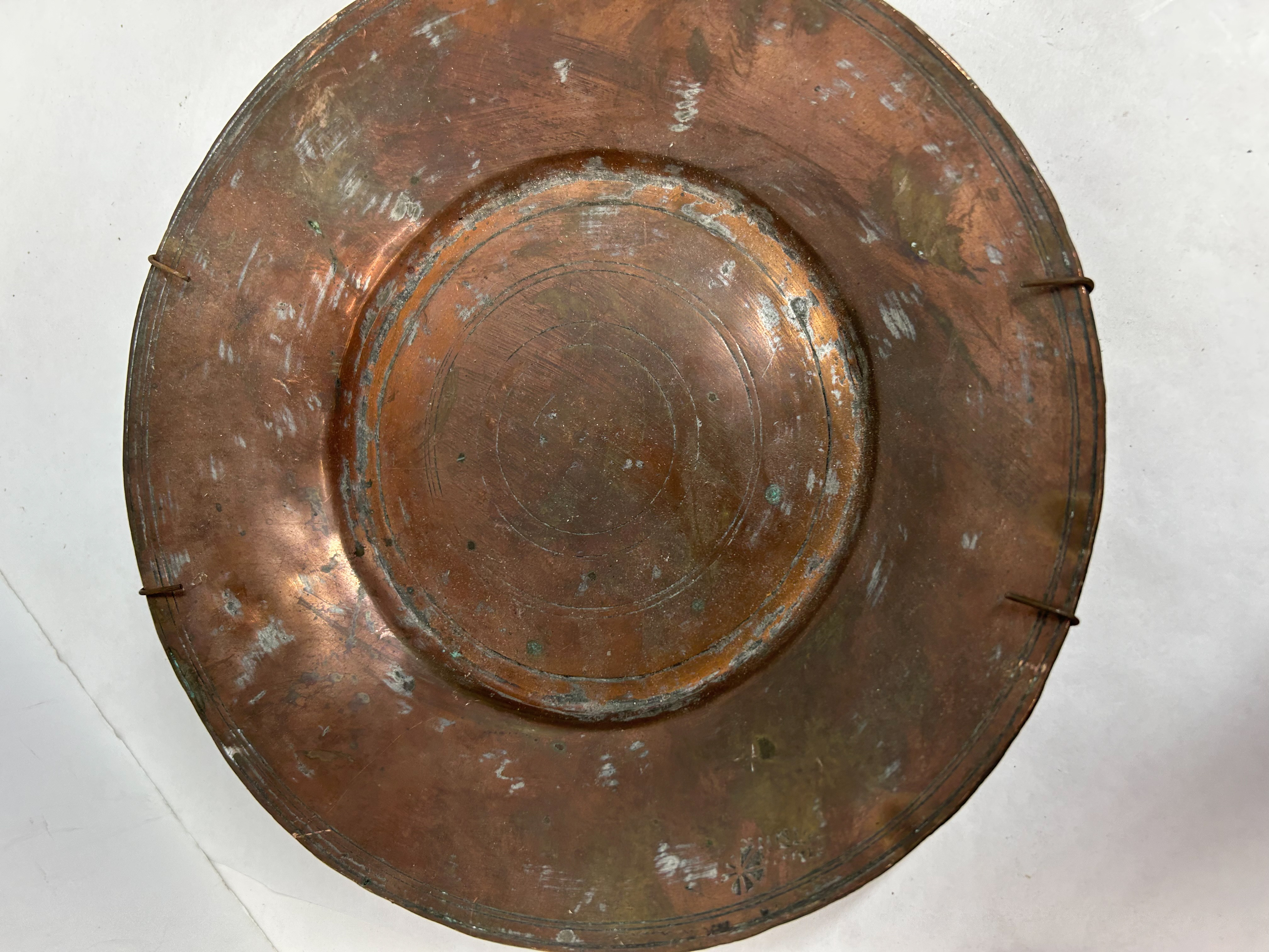 A Collection of Middle Eastern Tinned Copper and Brass Decorative Metalware