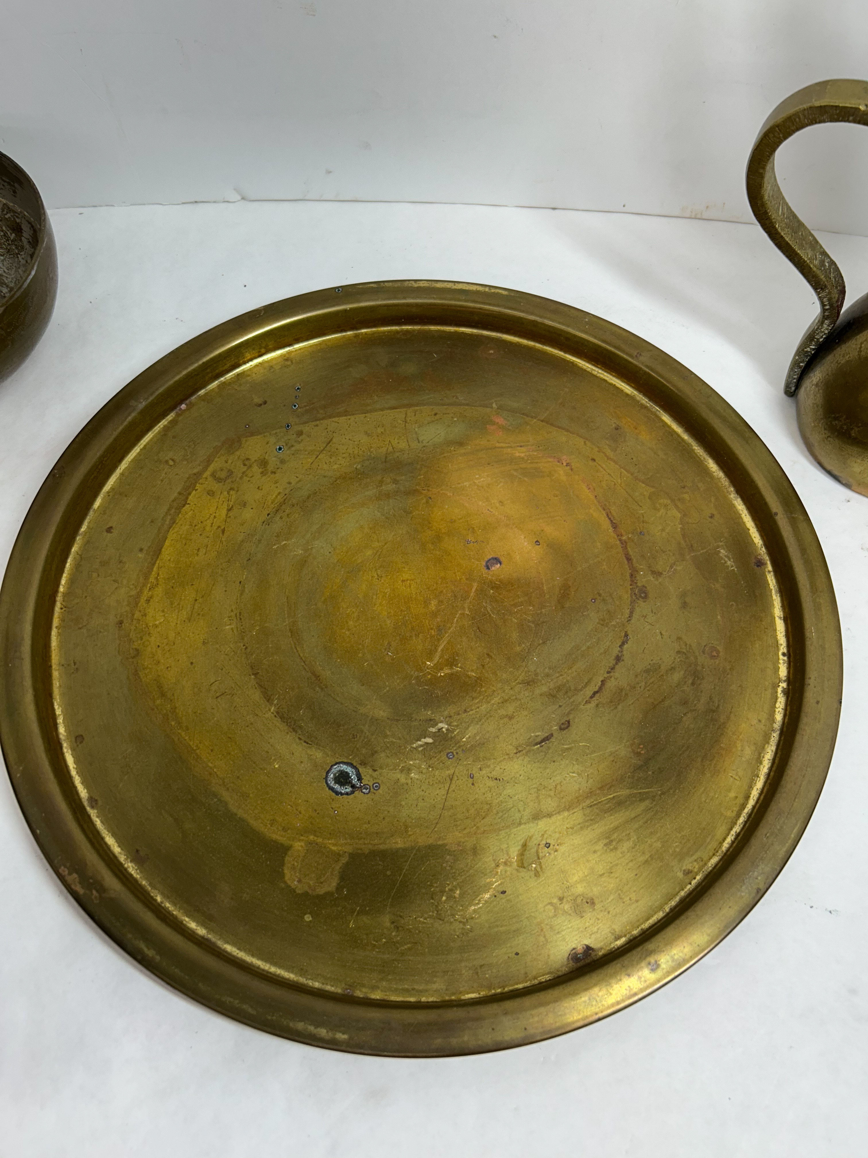 ISLAMIC BRASS SERVICE COLLECTION, 20TH CENTURY