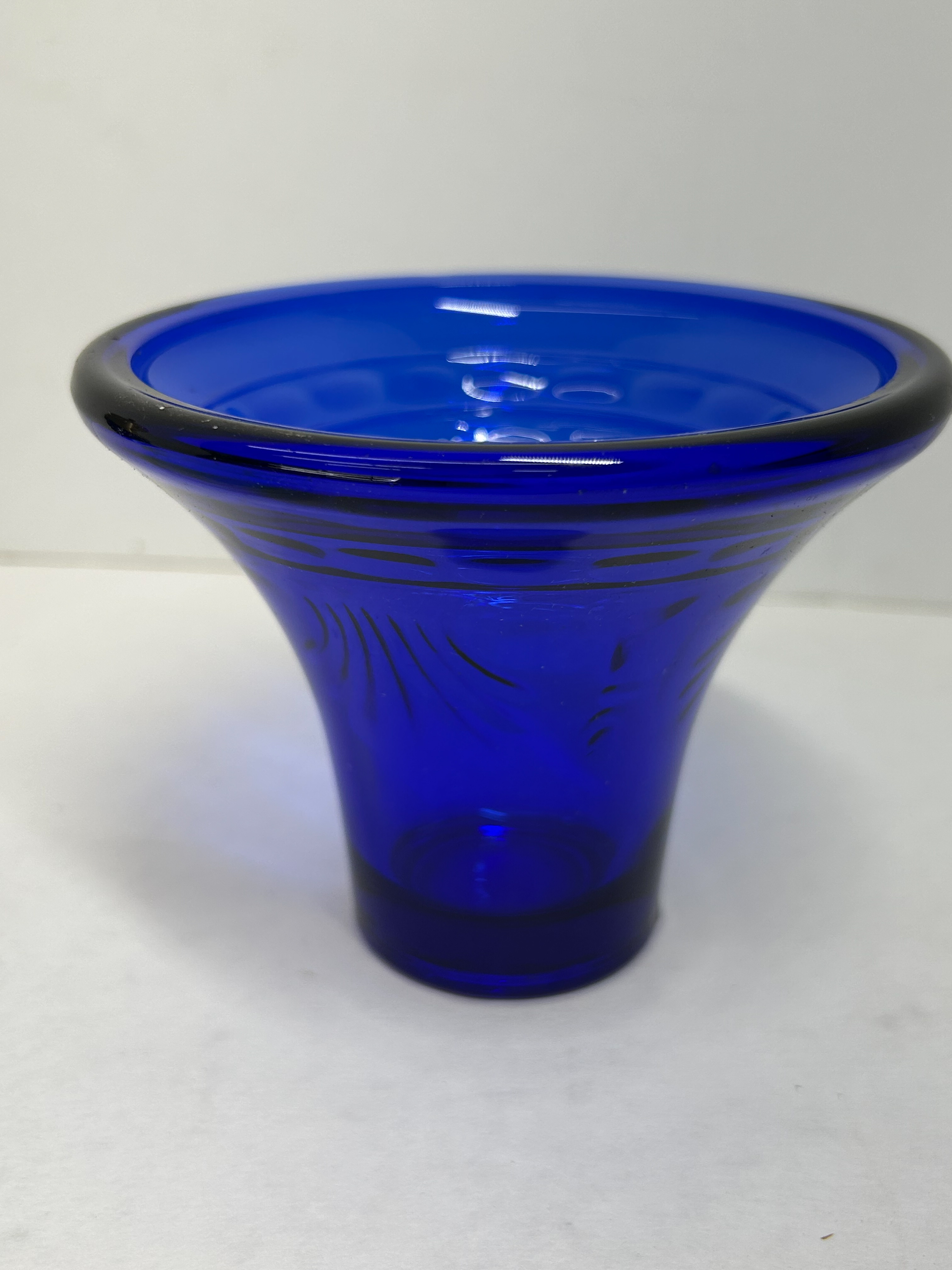 TIFFIN AND VINTAGE BLUE GLASS, 1930-1960