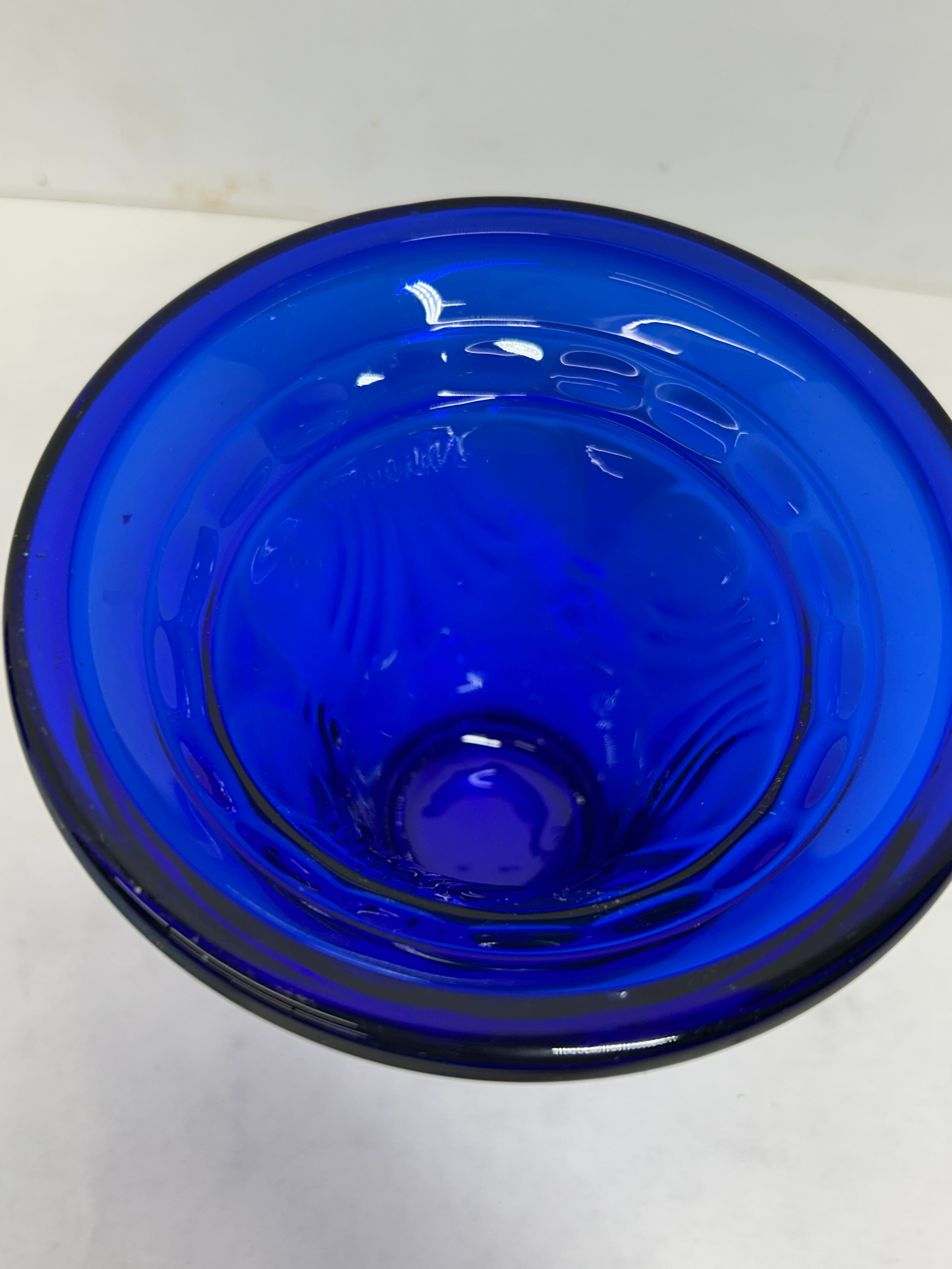 TIFFIN AND VINTAGE BLUE GLASS, 1930-1960