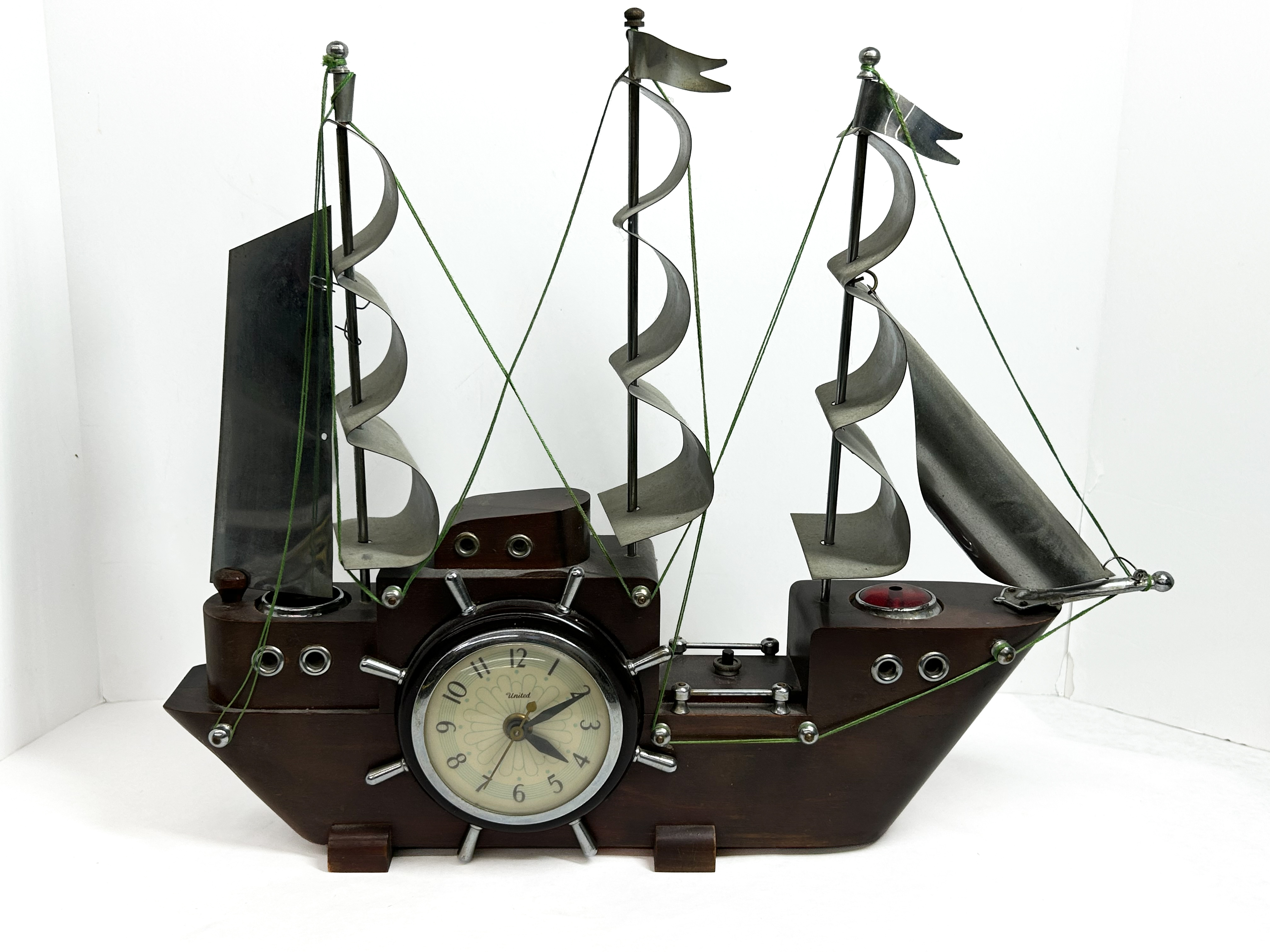UNITED CLOCK CORP. CLIPPER SHIP CLOCK