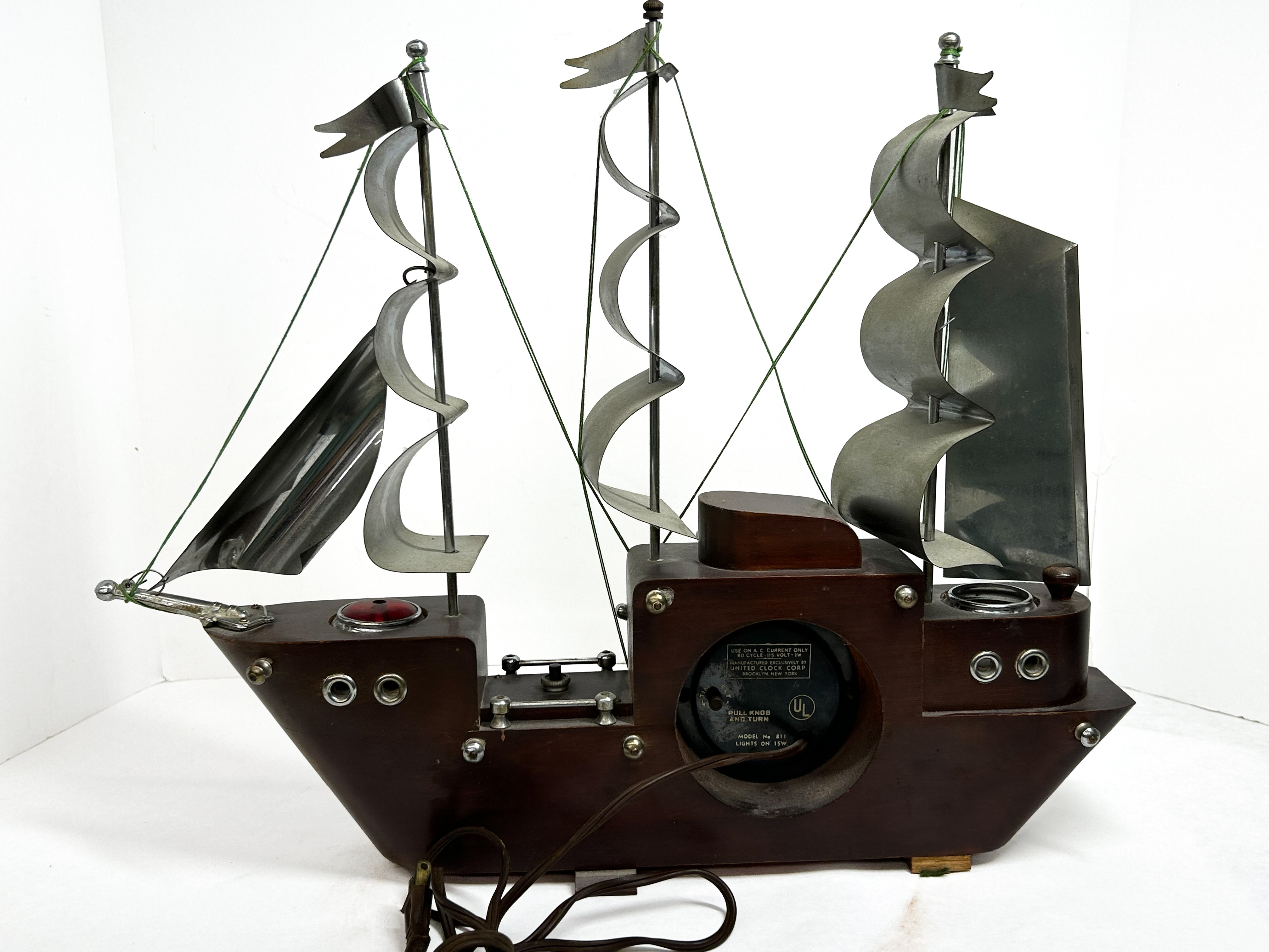 UNITED CLOCK CORP. CLIPPER SHIP CLOCK