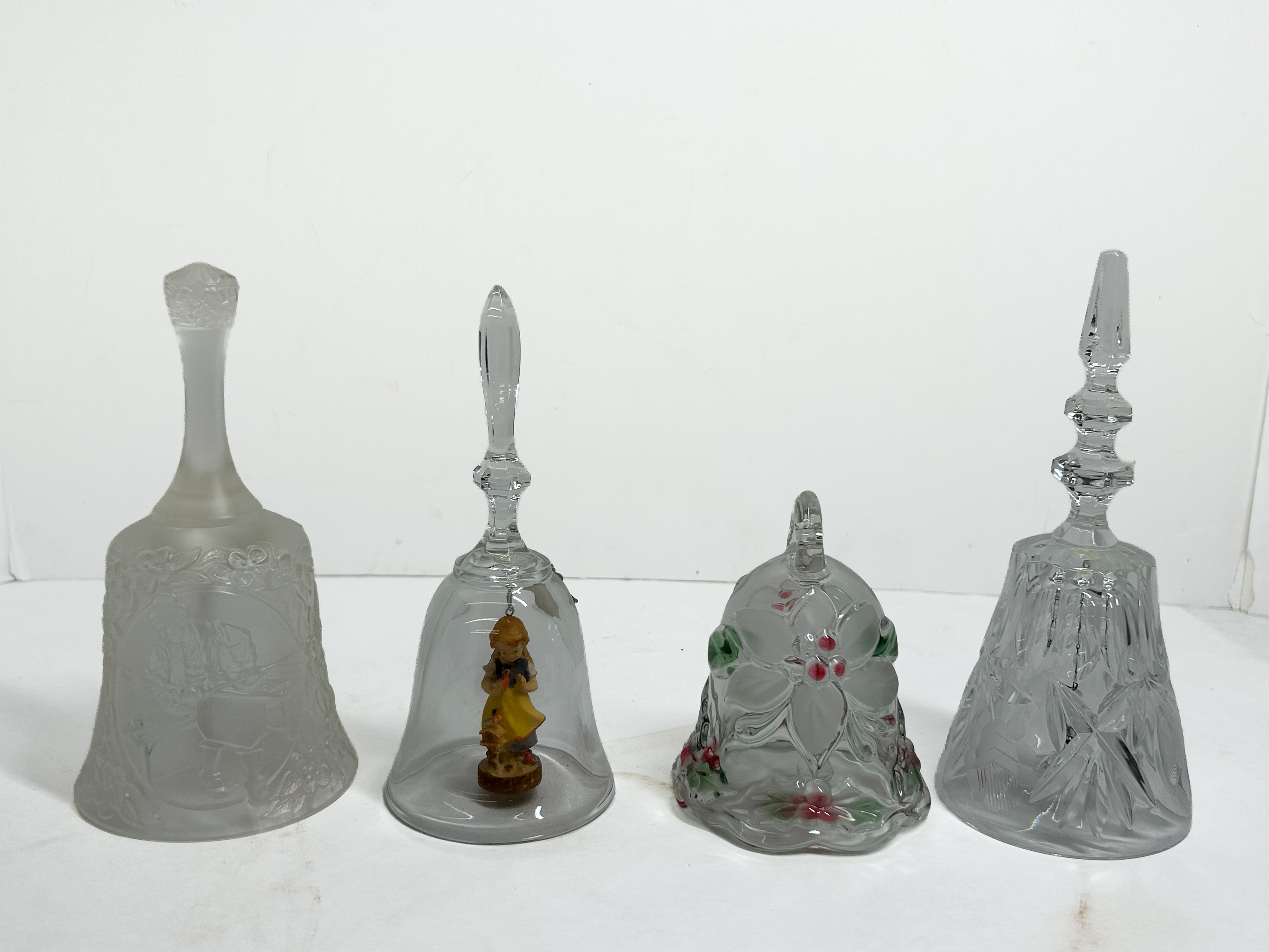 WEST GERMAN AND VARIOUS CRYSTAL BELLS, 20TH CENTURY