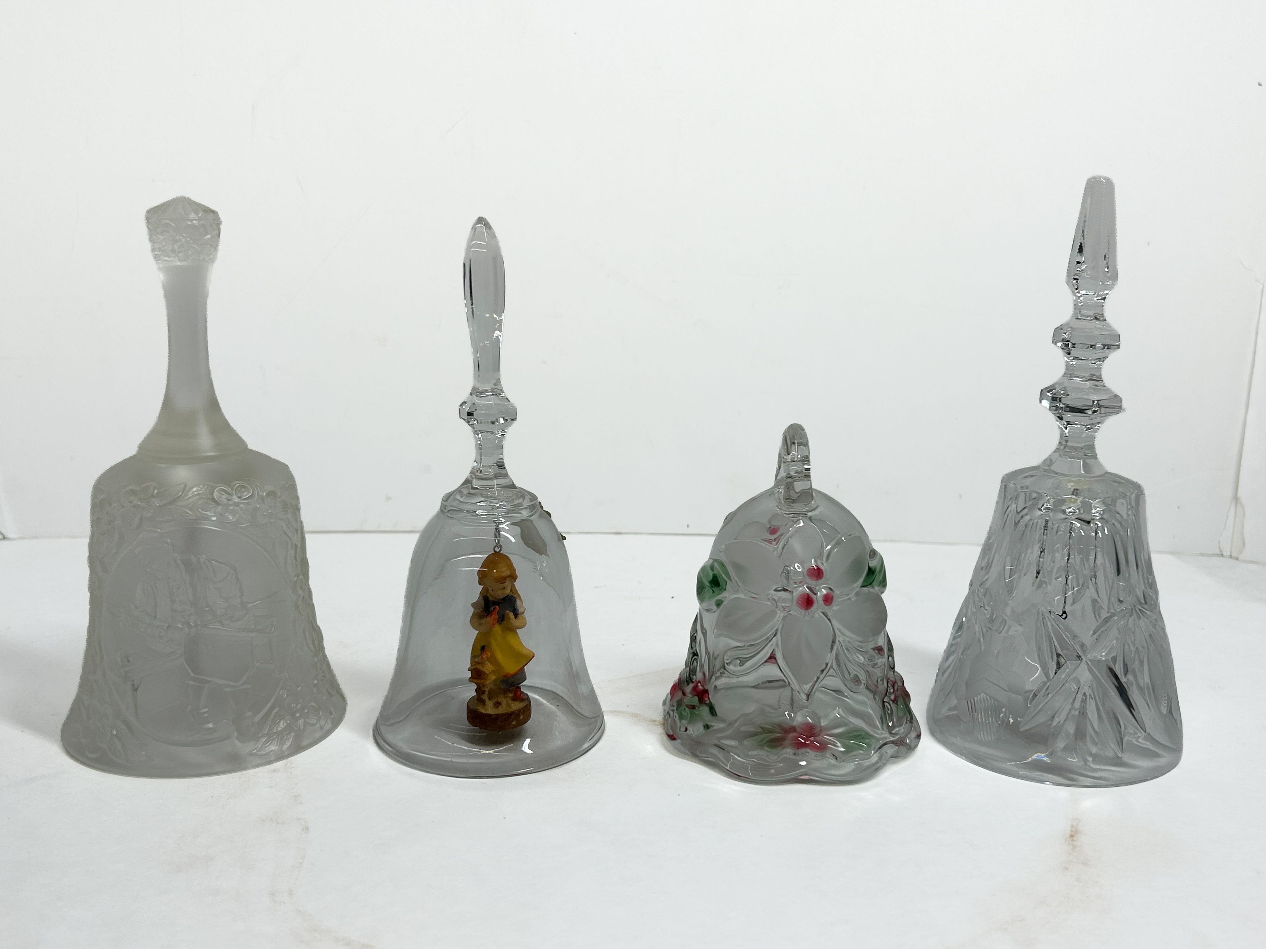 WEST GERMAN AND VARIOUS CRYSTAL BELLS, 20TH CENTURY