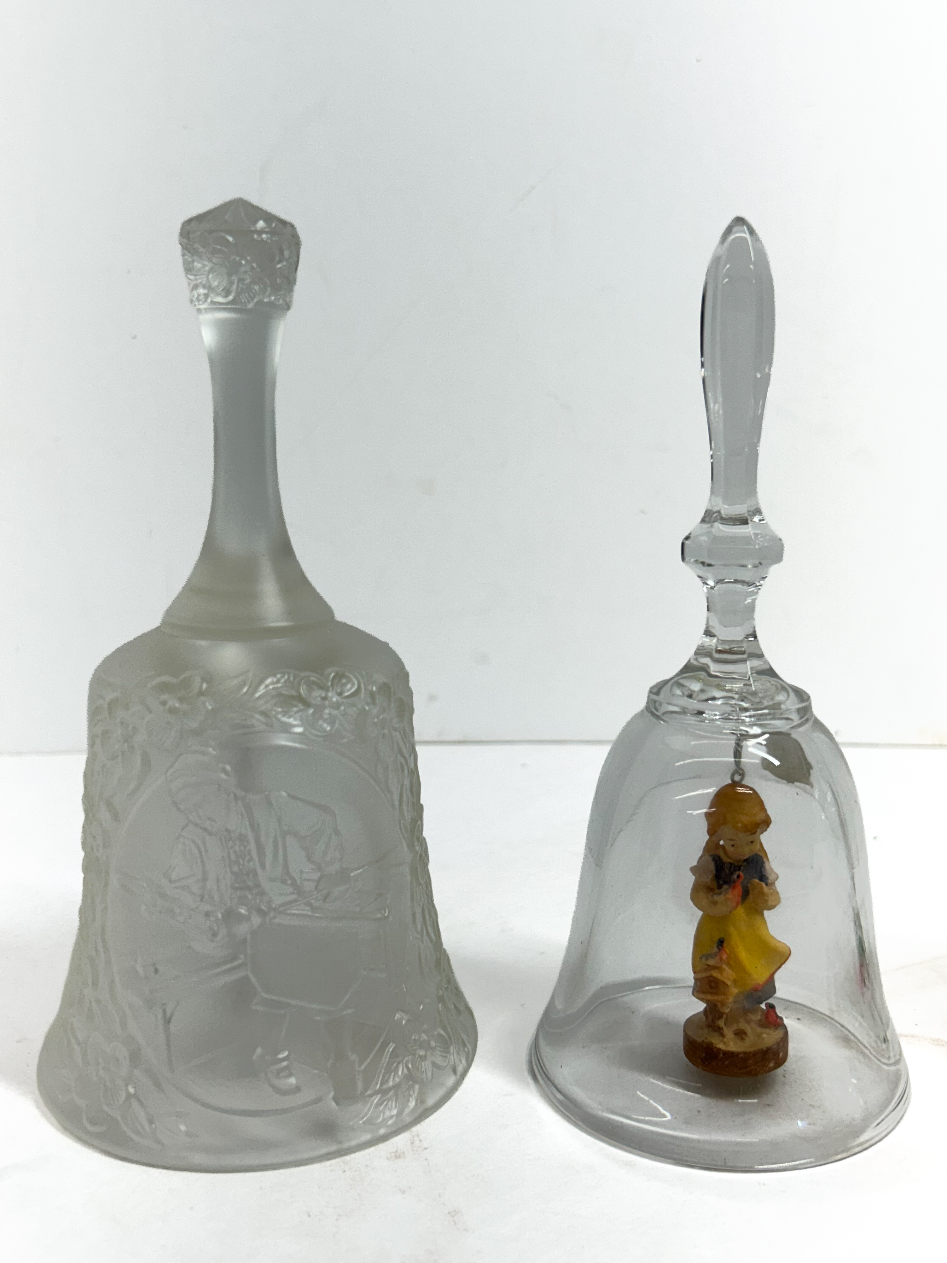 WEST GERMAN AND VARIOUS CRYSTAL BELLS, 20TH CENTURY