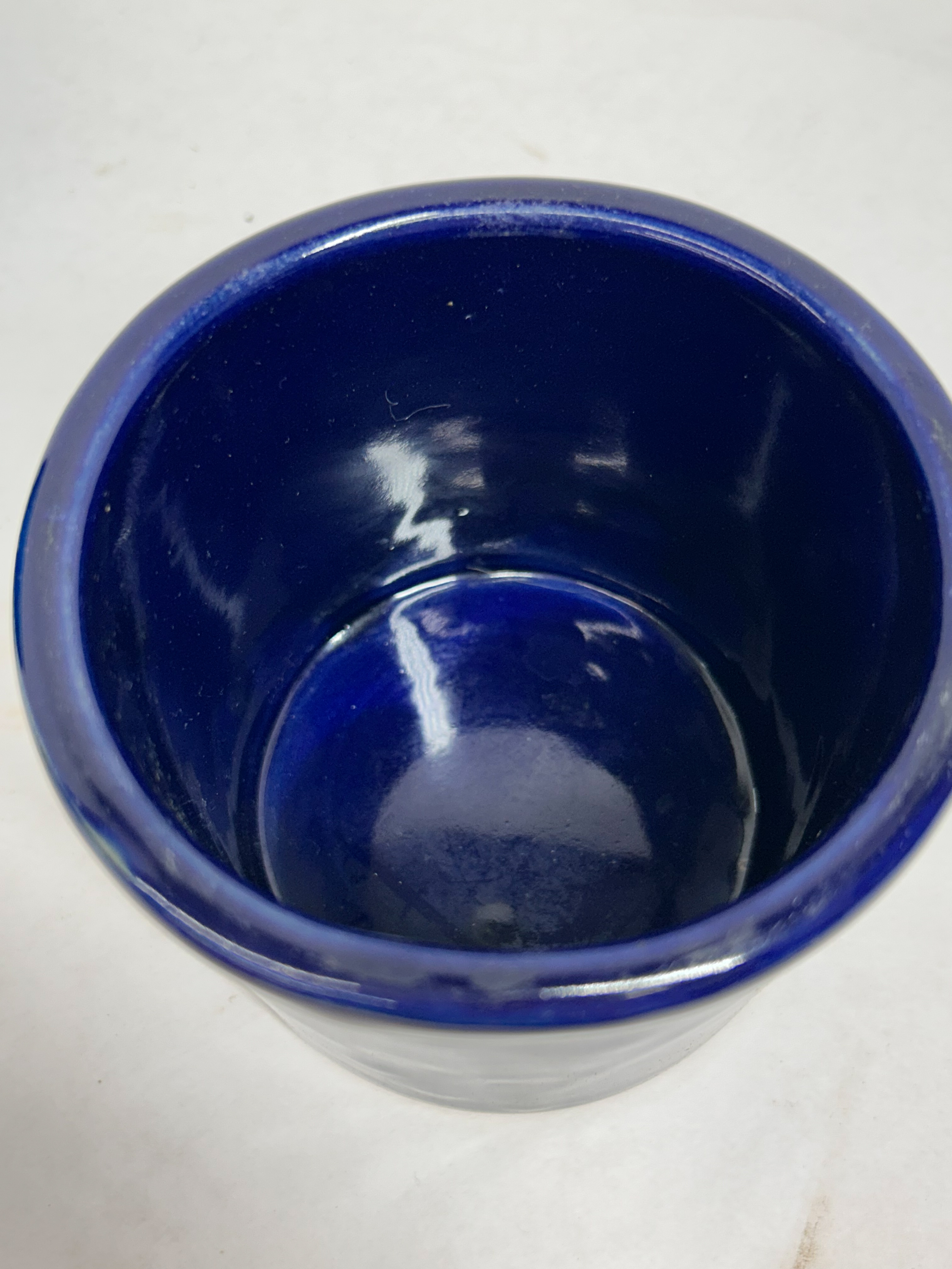VINTAGE GLASS AND CERAMIC TRIO, 1970S