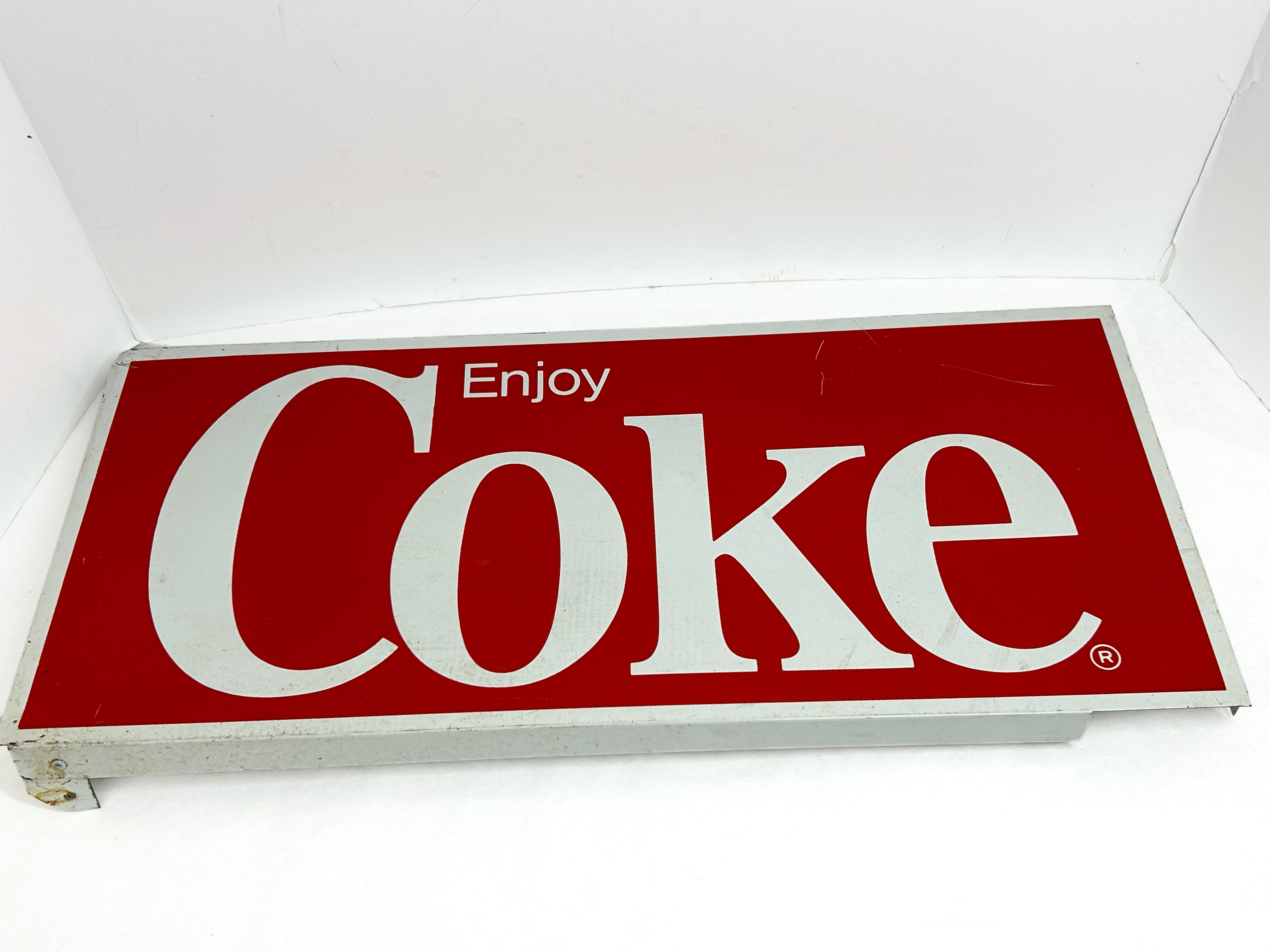 COCA-COLA METAL PANEL, LATE 20TH CENTURY