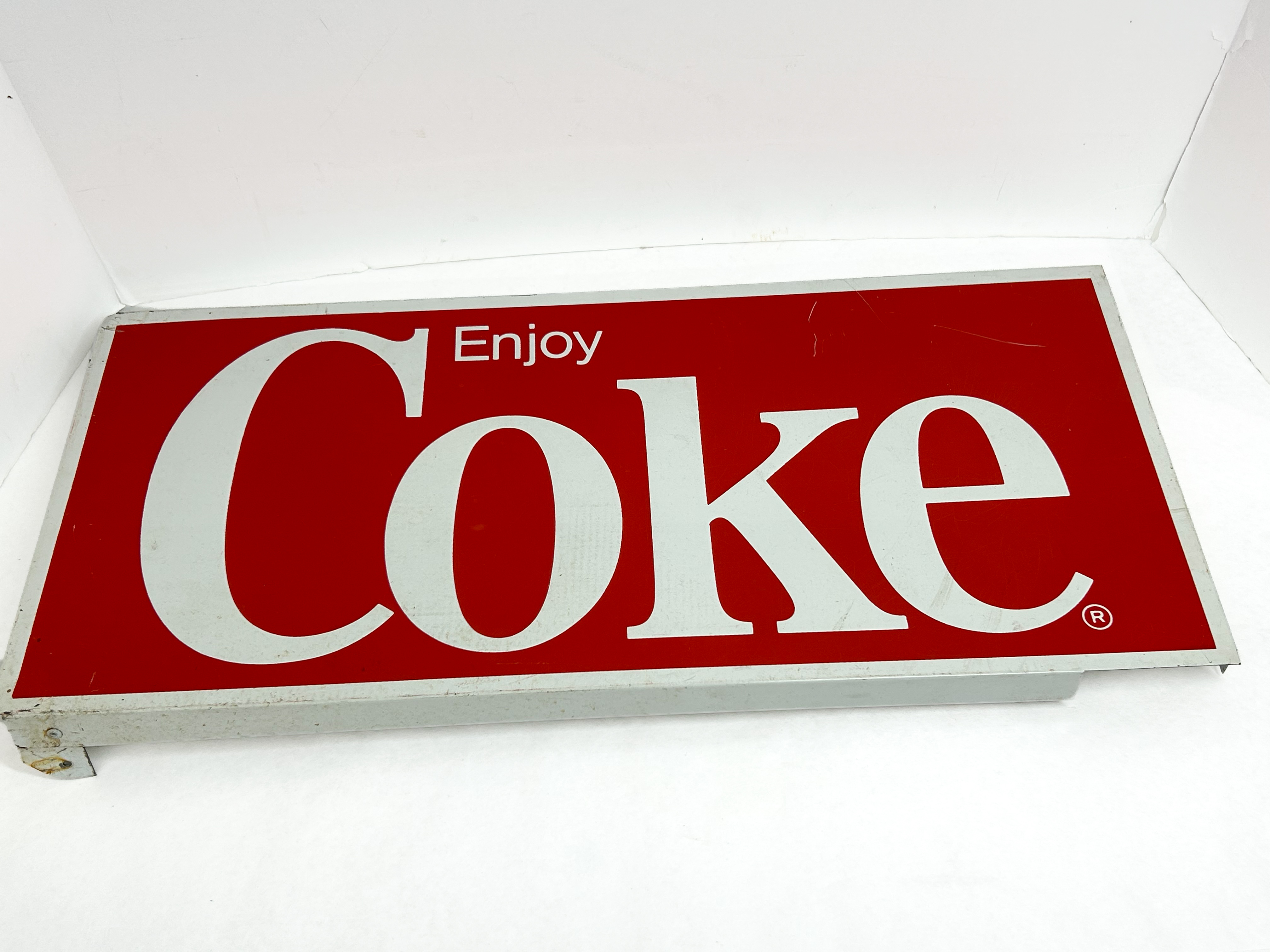 COCA-COLA METAL PANEL, LATE 20TH CENTURY
