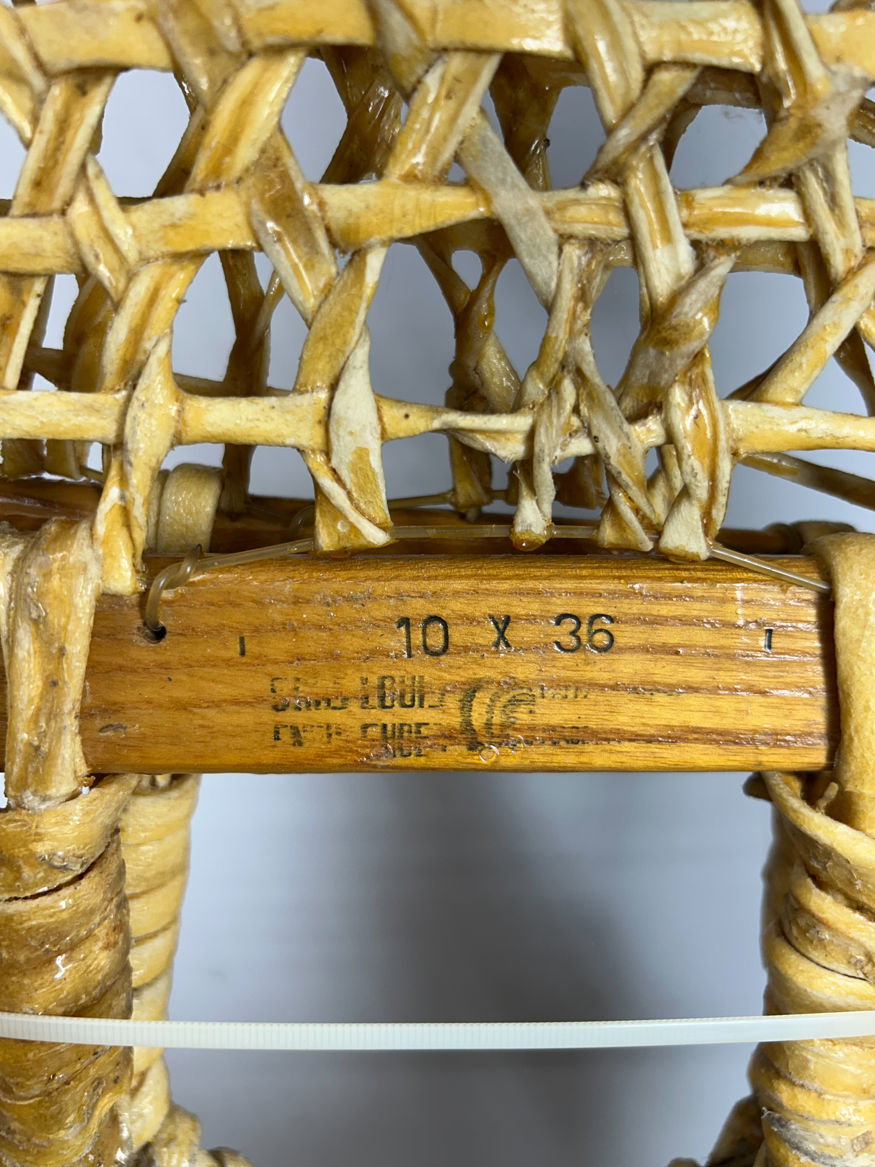 SAINT-LOUIS RAWHIDE BEAR PAW SNOWSHOES, C. 1960