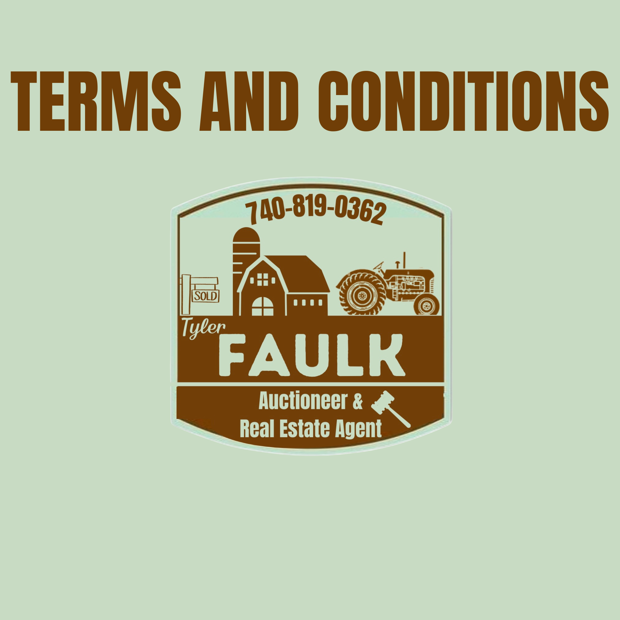 TERMS AND CONDITIONS