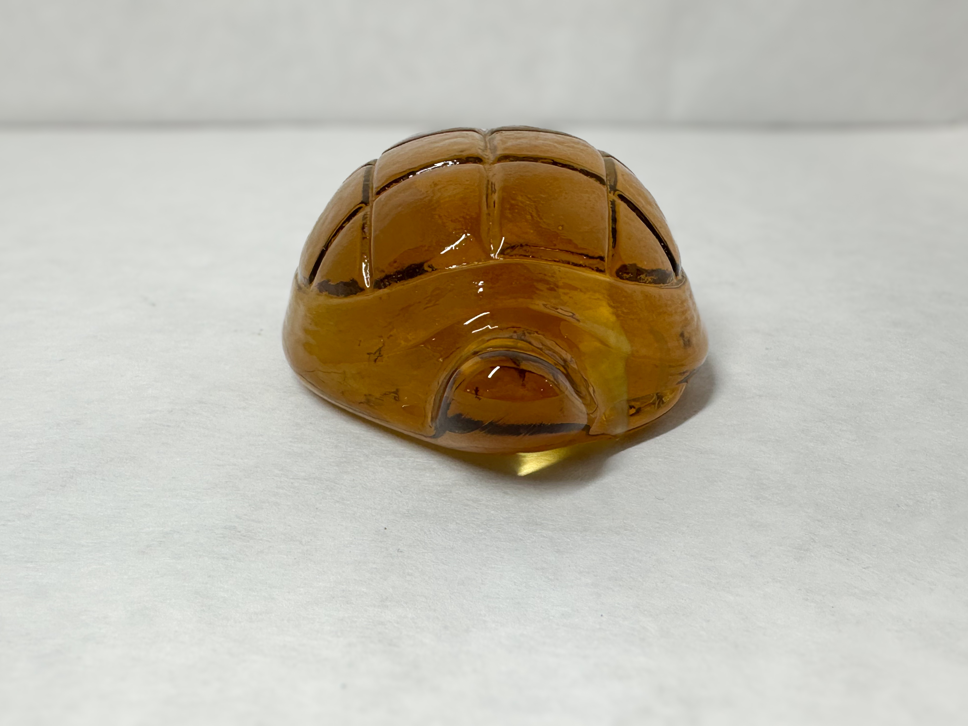 TWO GLASS ANIMAL FIGURINES