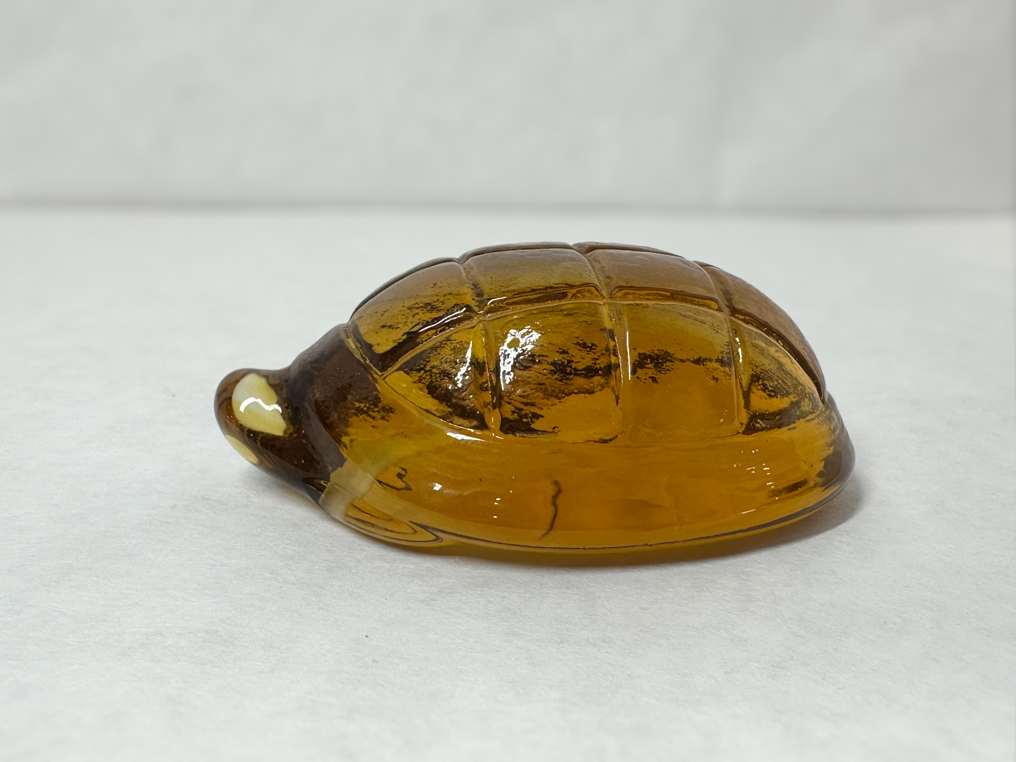 TWO GLASS ANIMAL FIGURINES