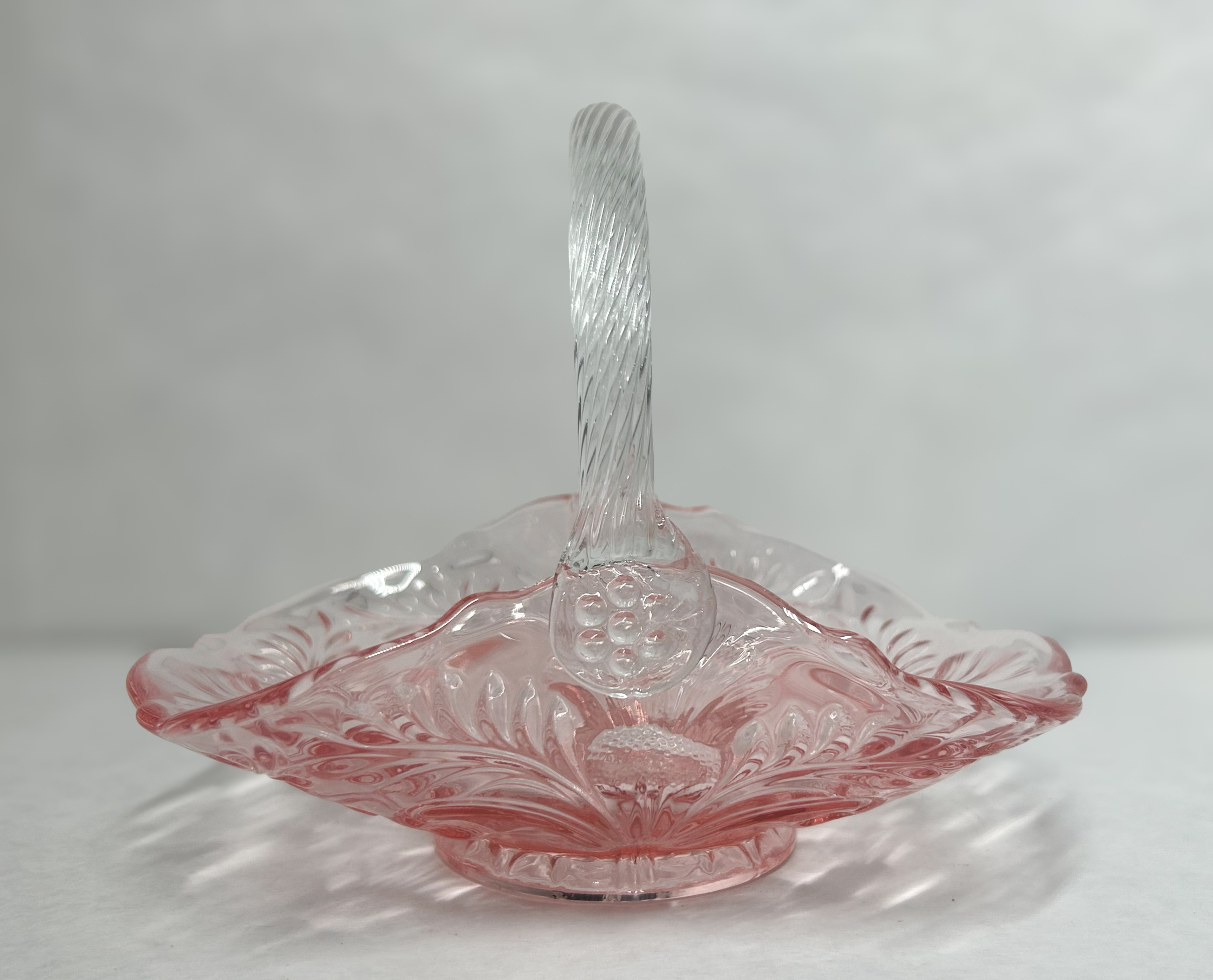 MOSSER INVERTED THISTLE GLASS BASKET