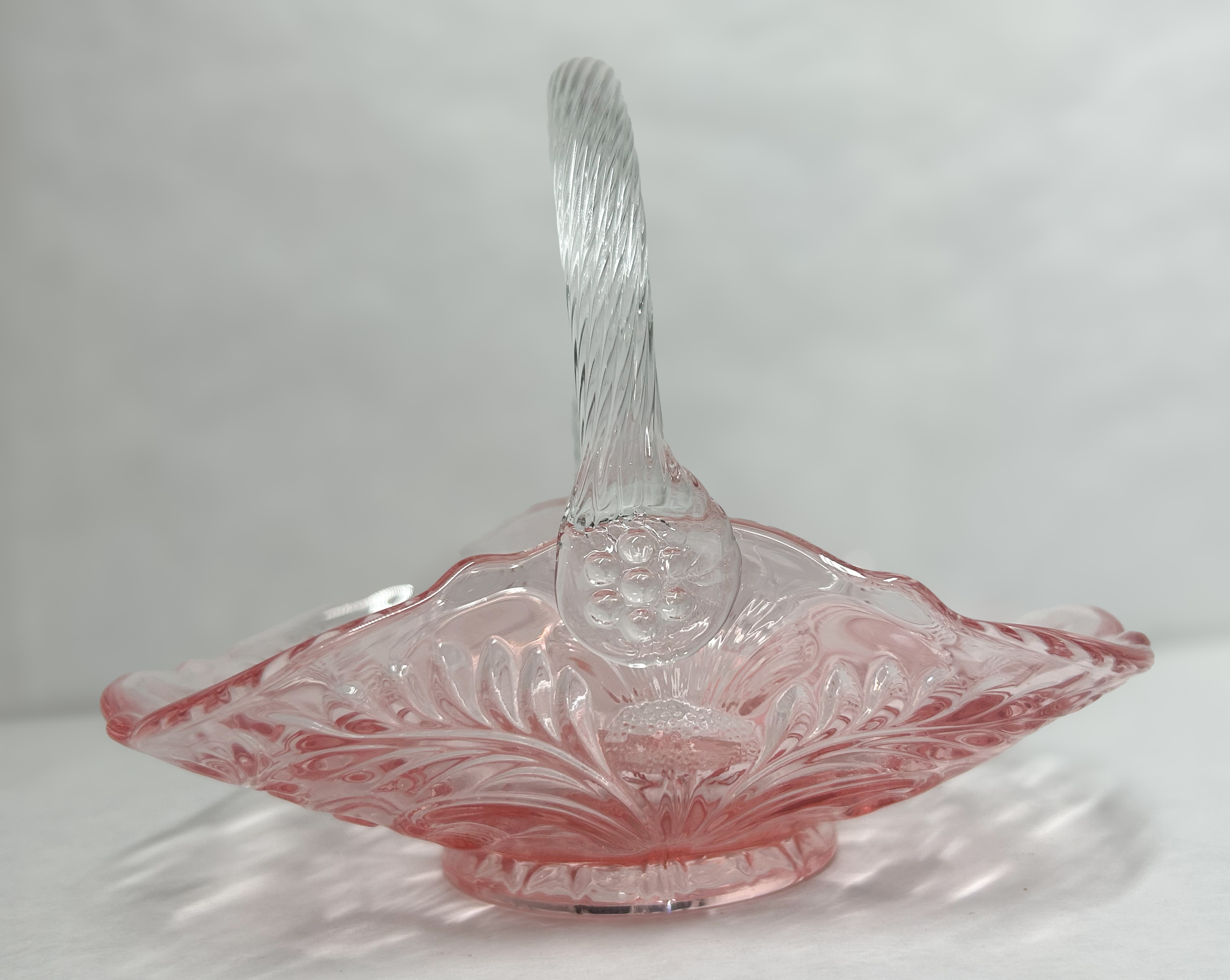 MOSSER INVERTED THISTLE GLASS BASKET