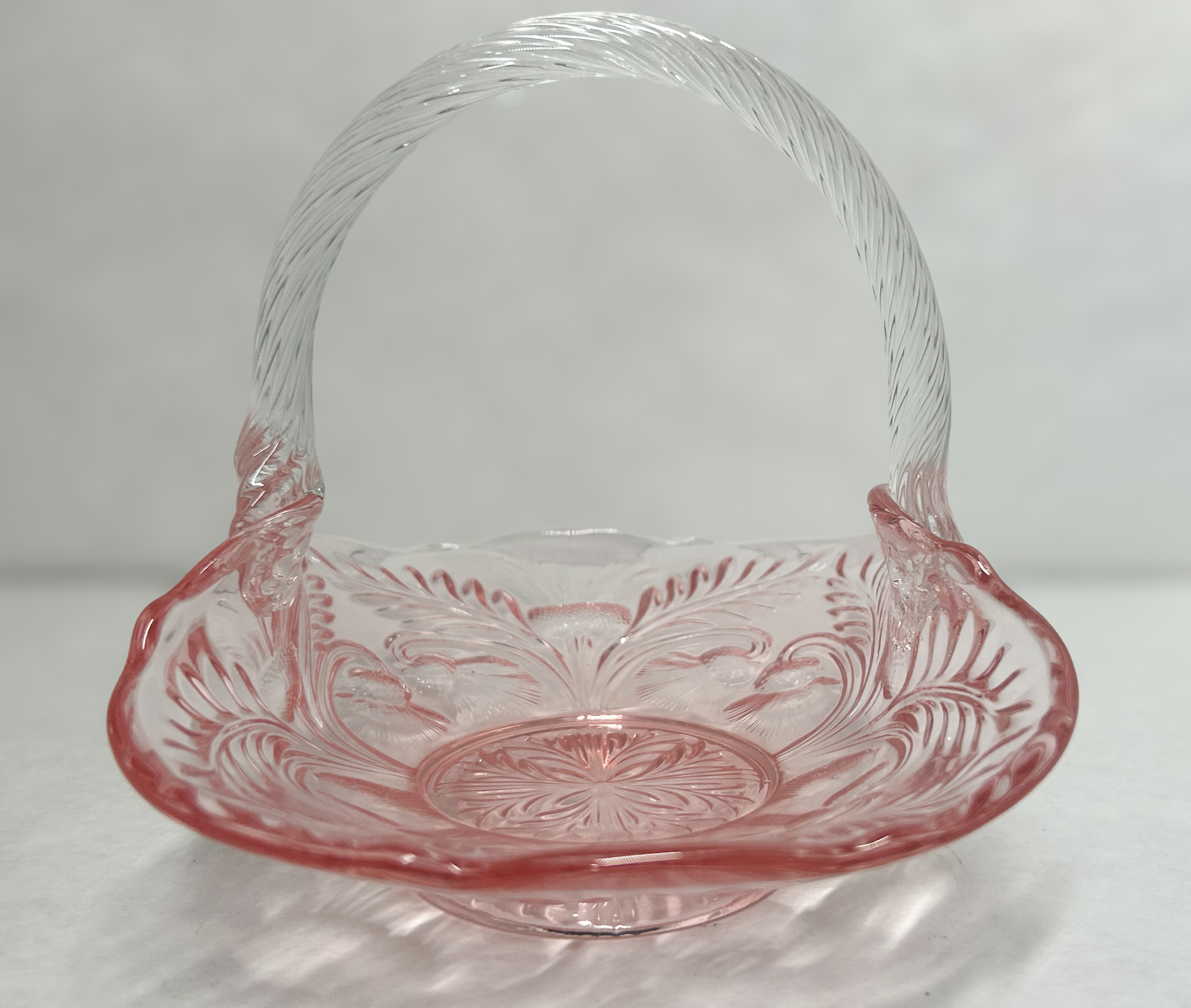 MOSSER INVERTED THISTLE GLASS BASKET