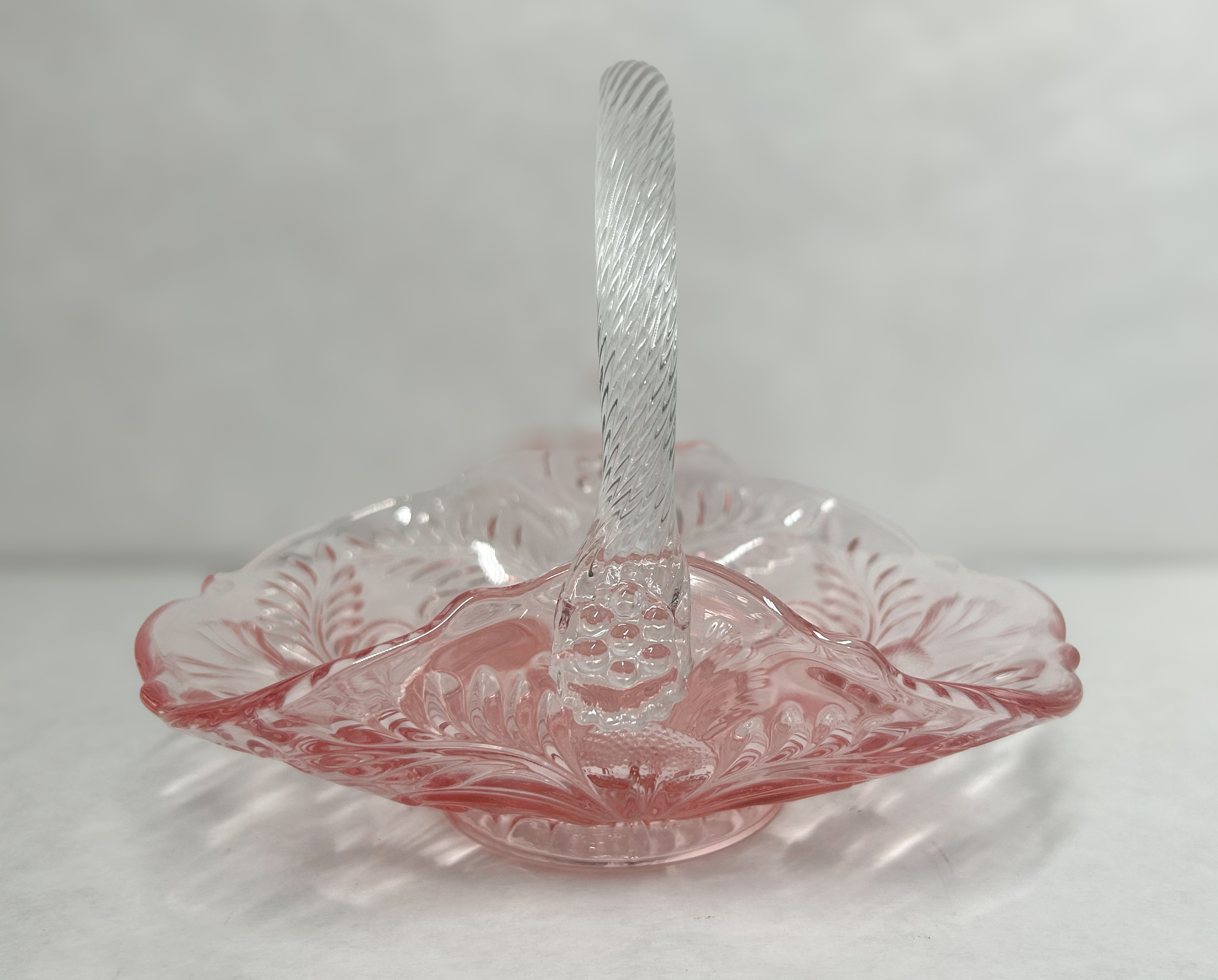 MOSSER INVERTED THISTLE GLASS BASKET