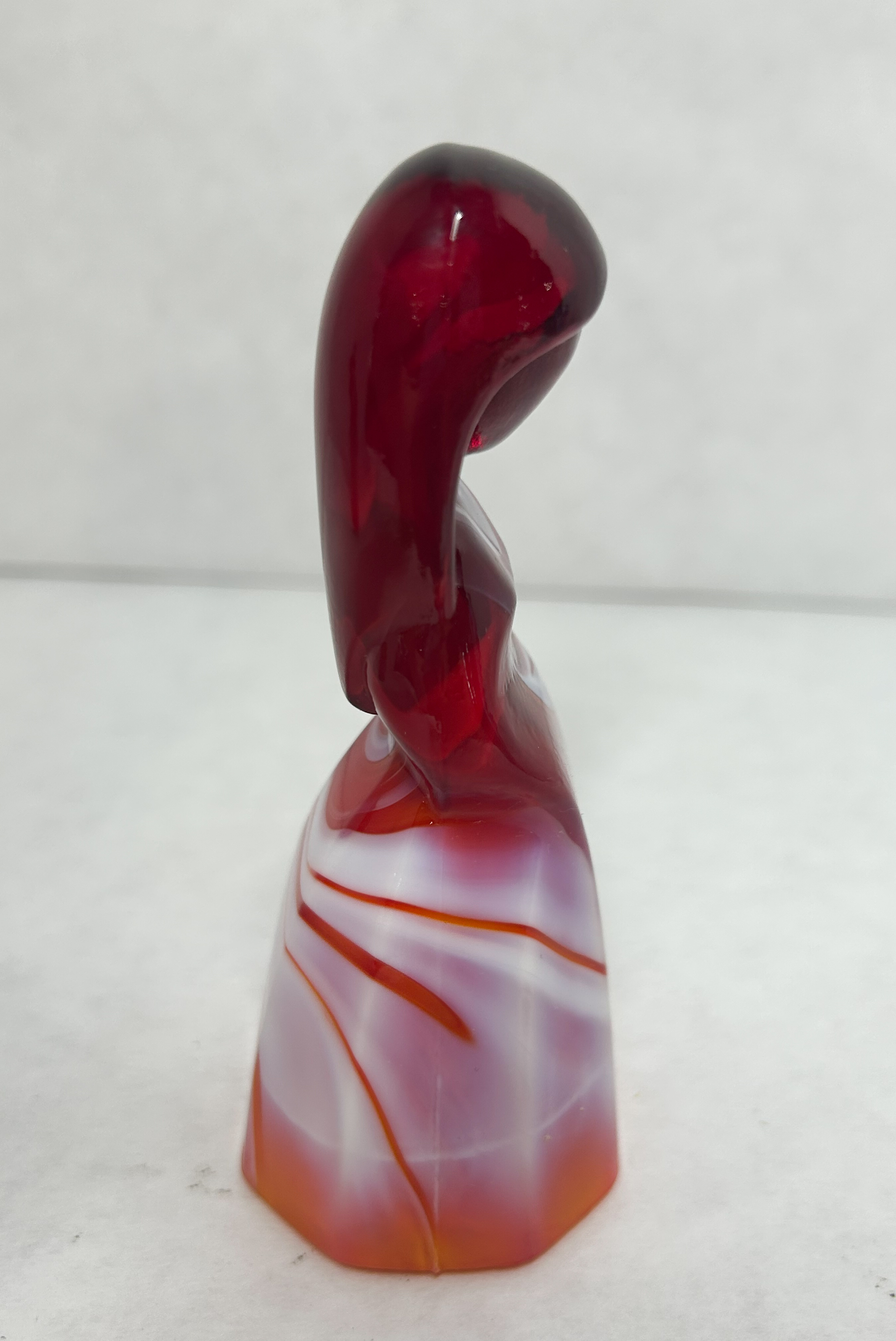 MOSSER RED SLAG GLASS JENNY DOLL