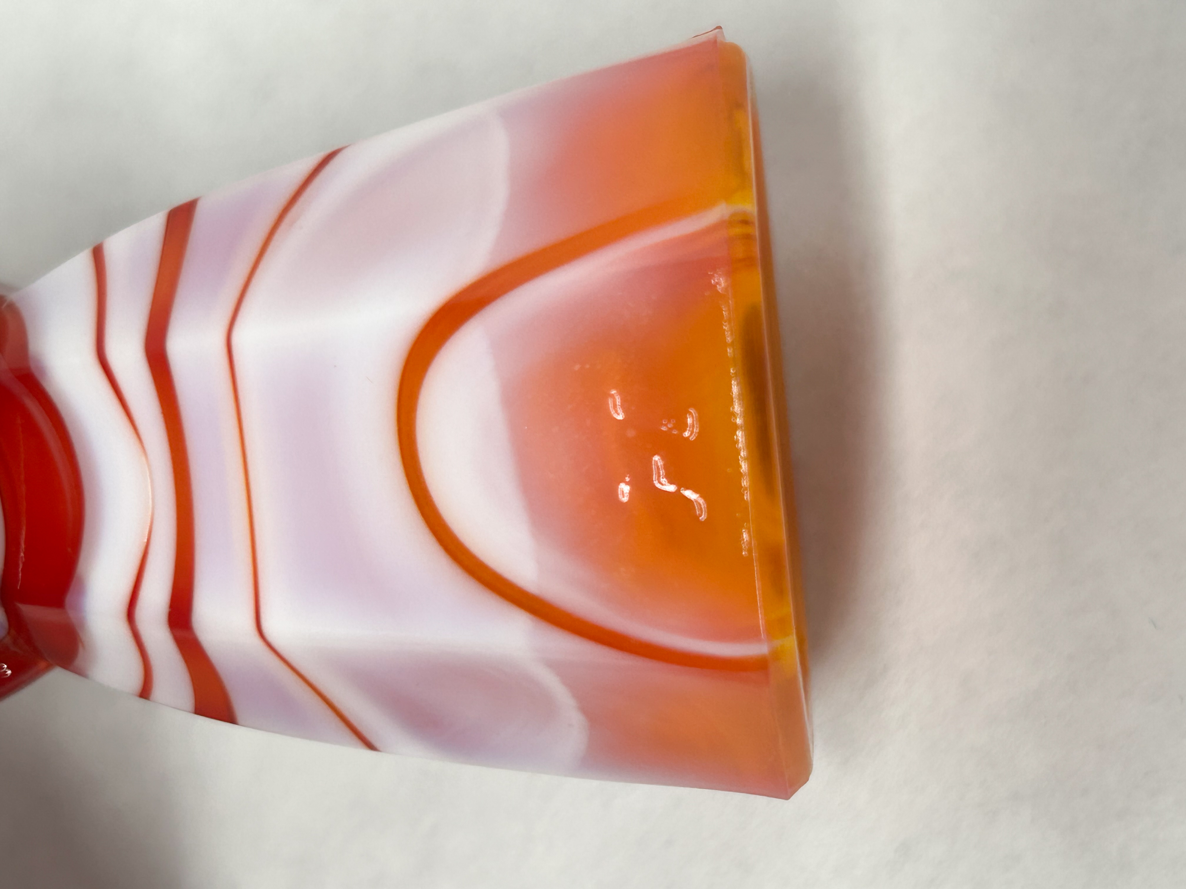 MOSSER RED SLAG GLASS JENNY DOLL