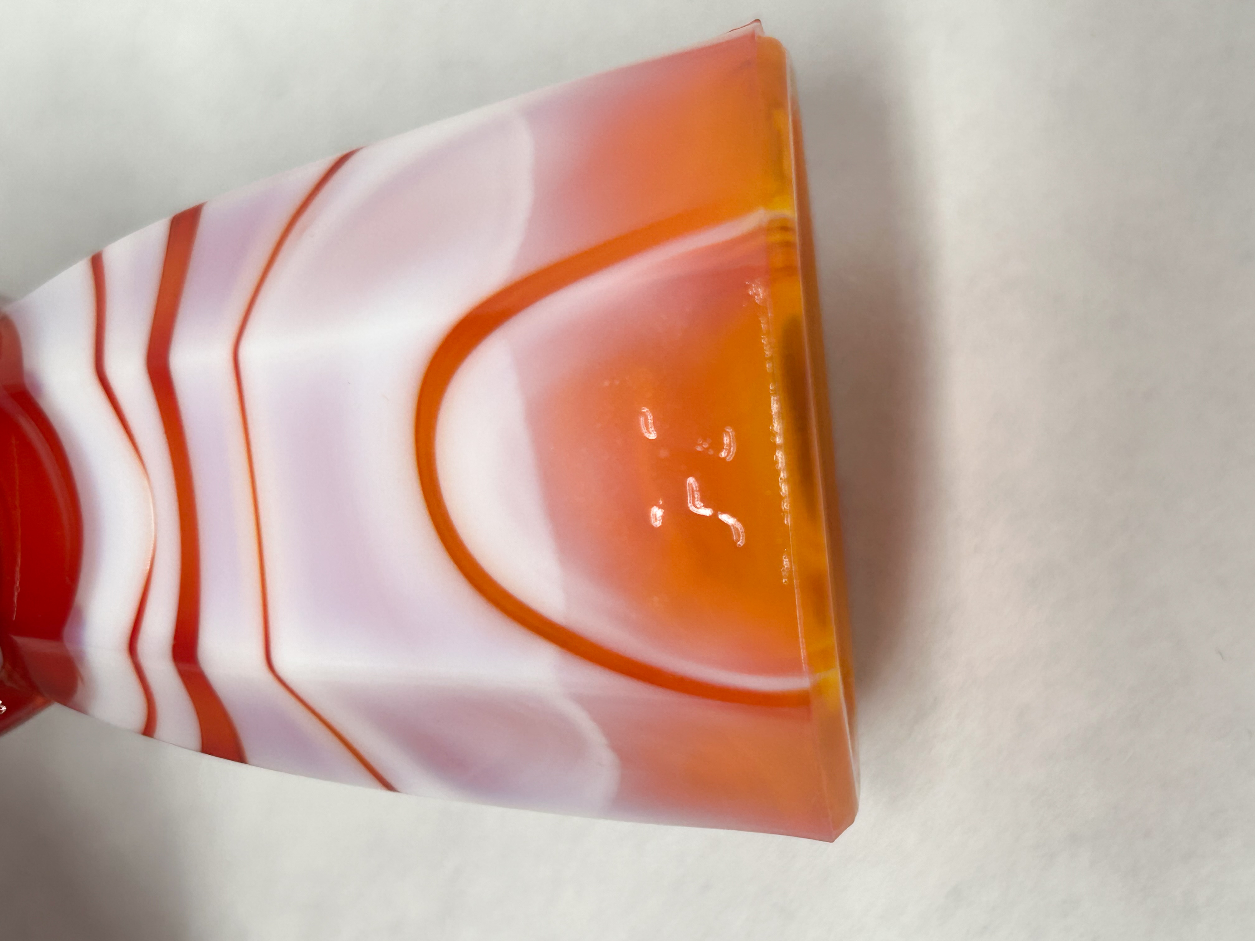MOSSER RED SLAG GLASS JENNY DOLL