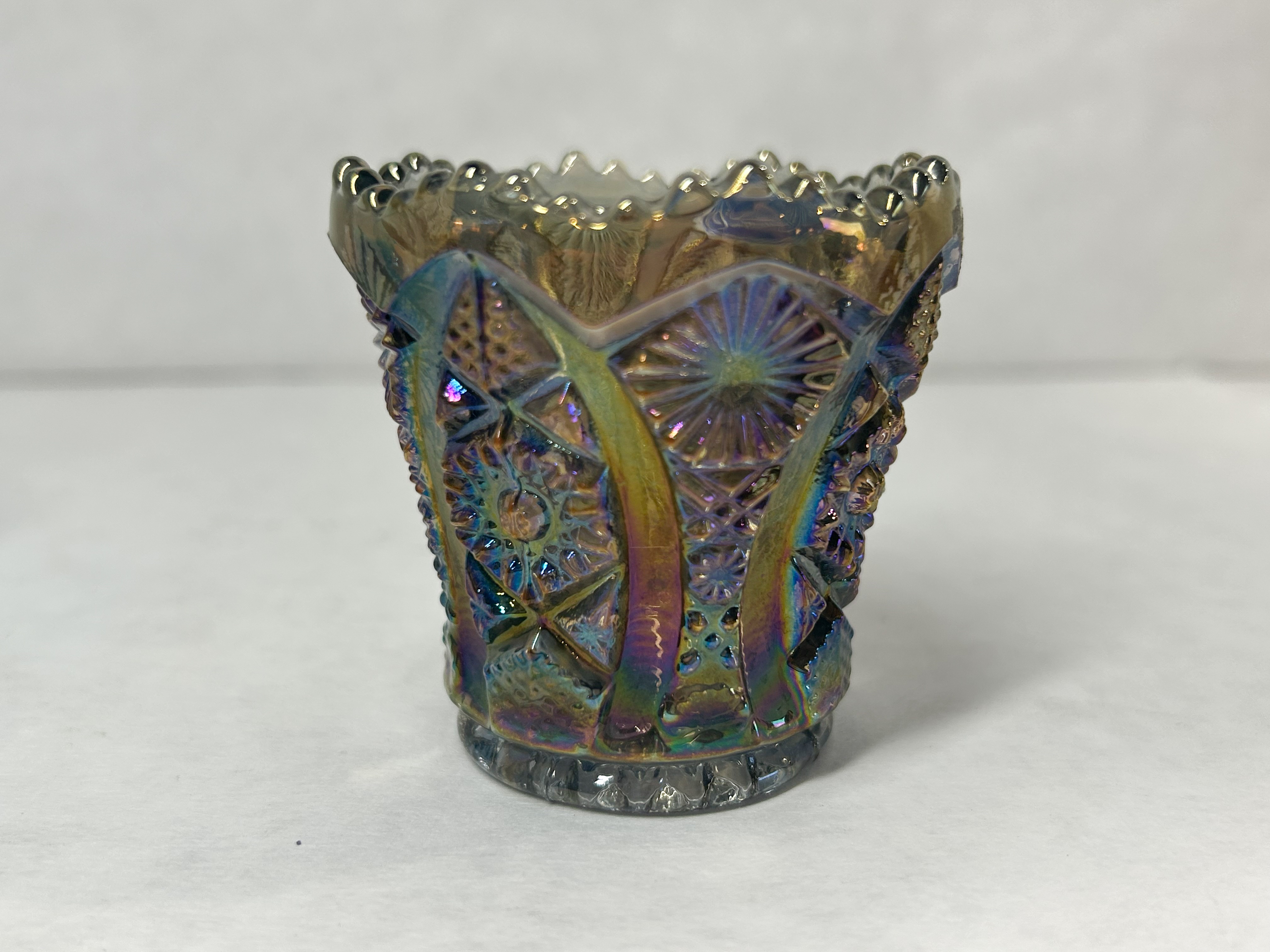 IMPERIAL AND OPALESCENT GLASS TOOTHPICK HOLDERS