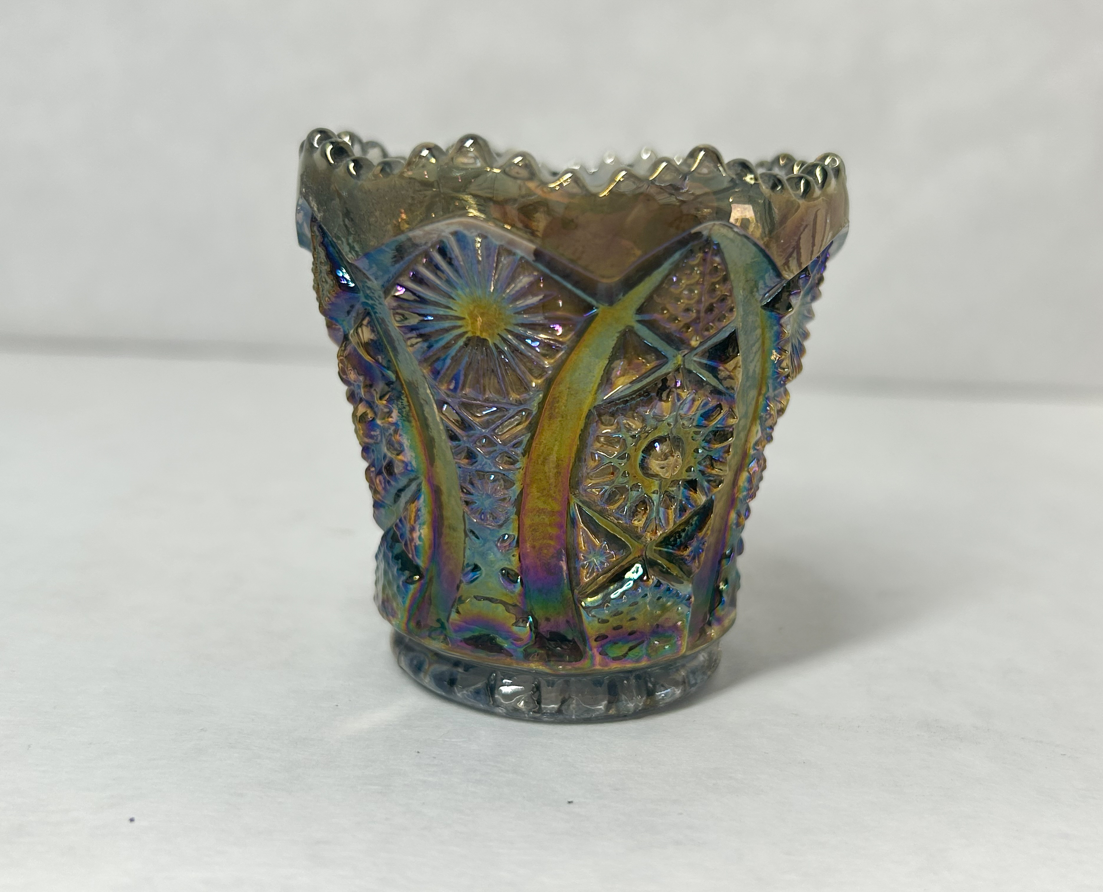 IMPERIAL AND OPALESCENT GLASS TOOTHPICK HOLDERS