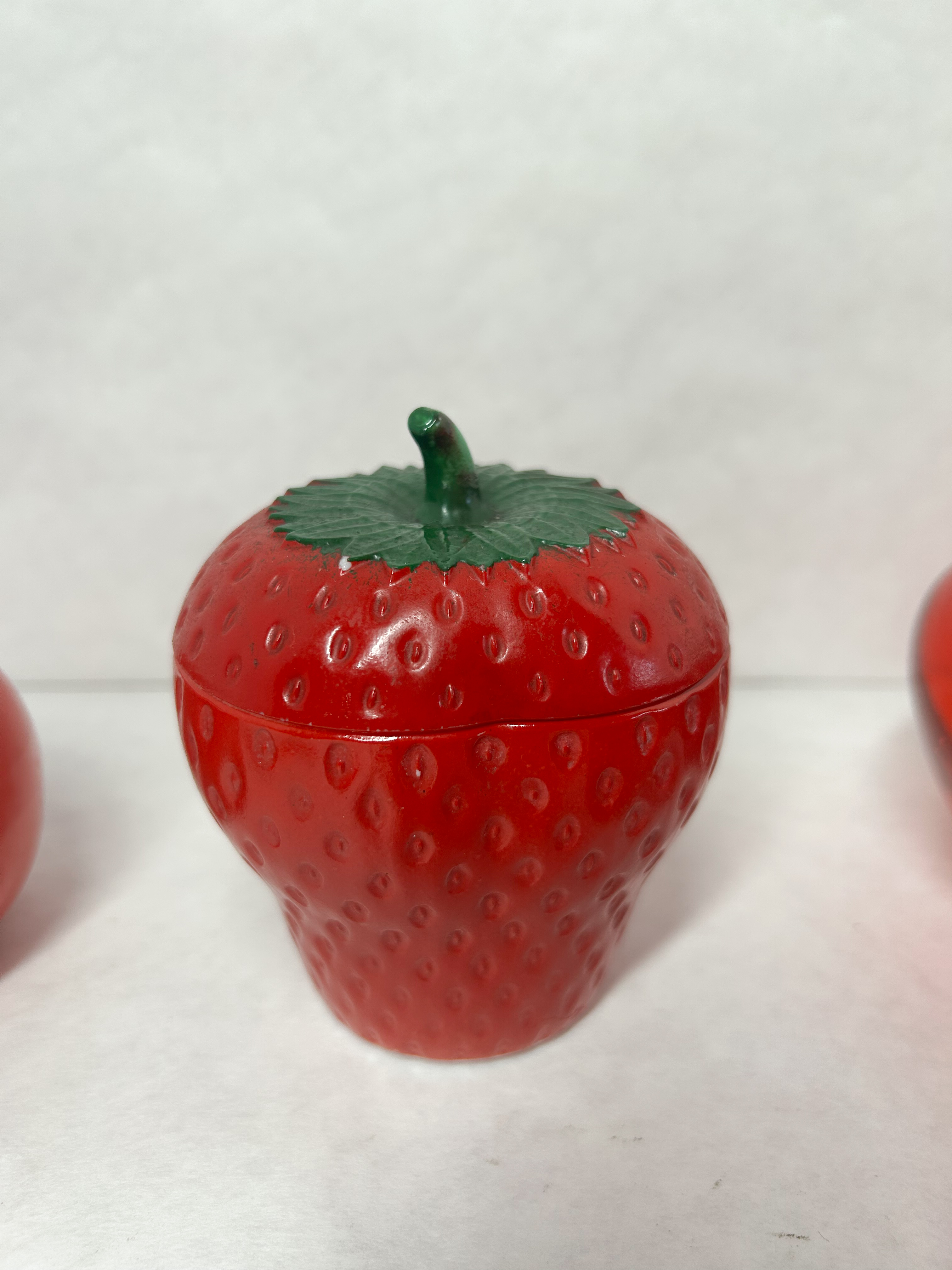 MCM RED FRUIT CERAMIC AND GLASS
