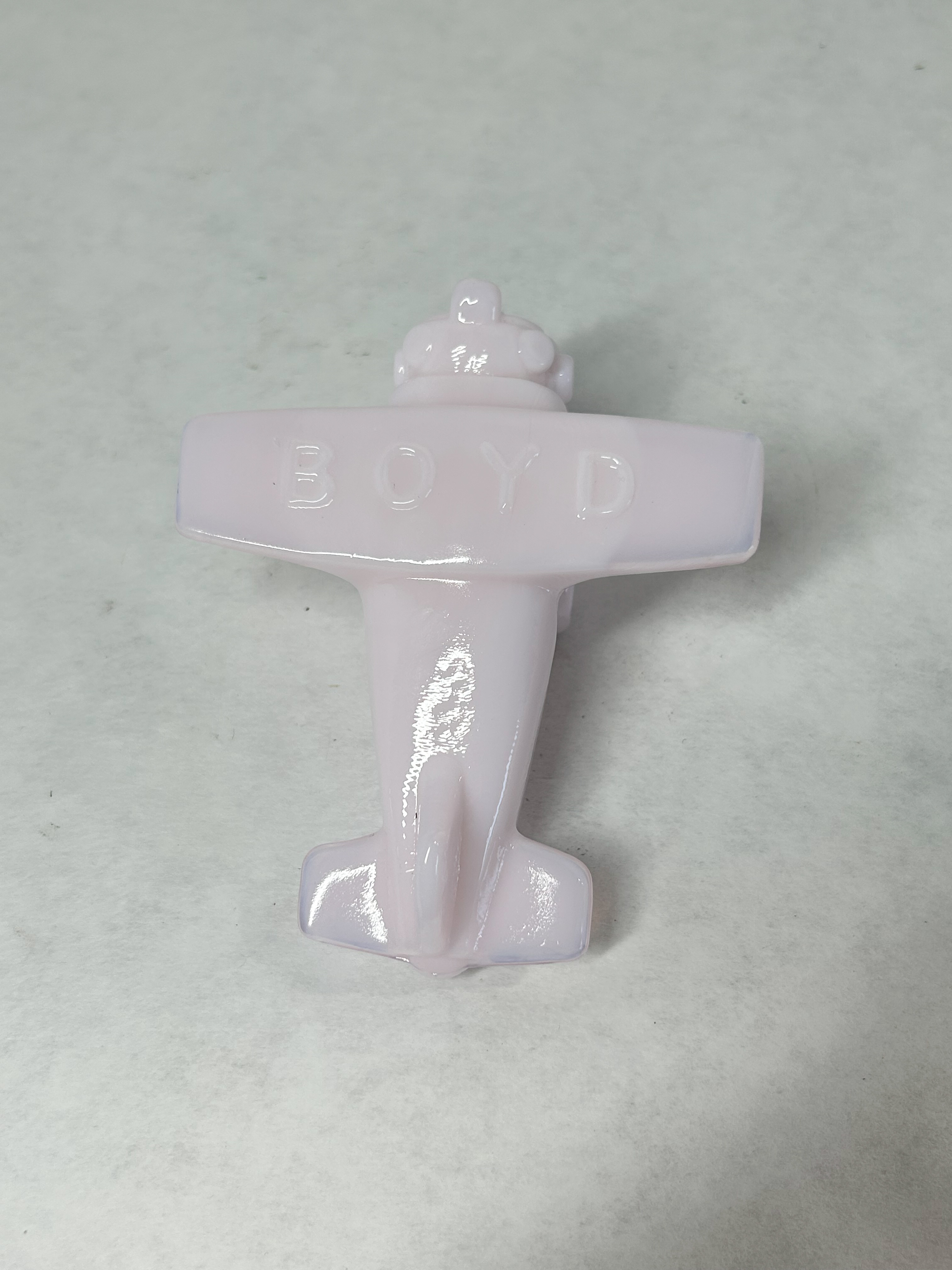 BOYD SLAG GLASS AIRPLANE, 20TH CENTURY