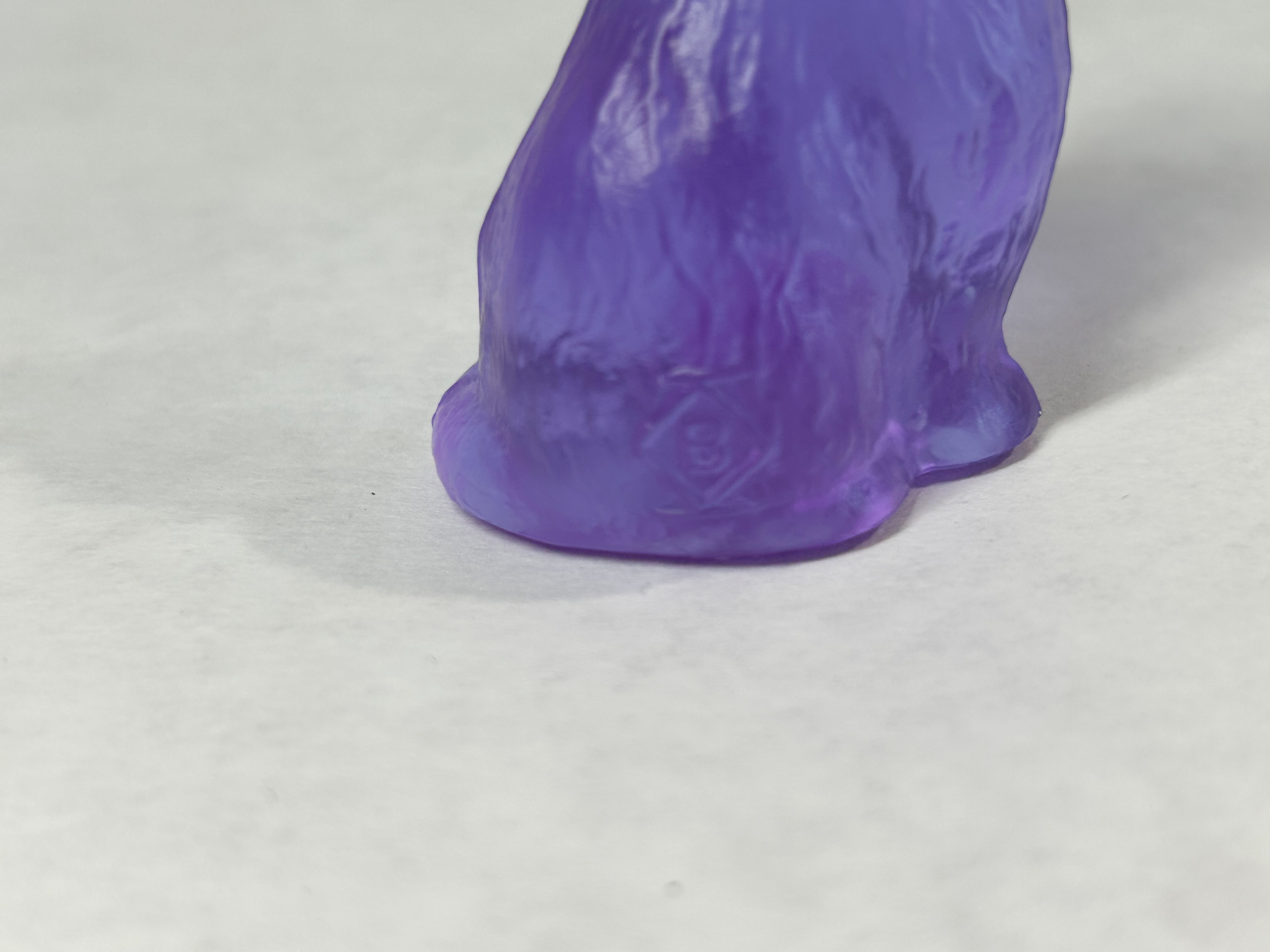BOYD MISS COTTON PURPLE GLASS KITTEN, 1980S
