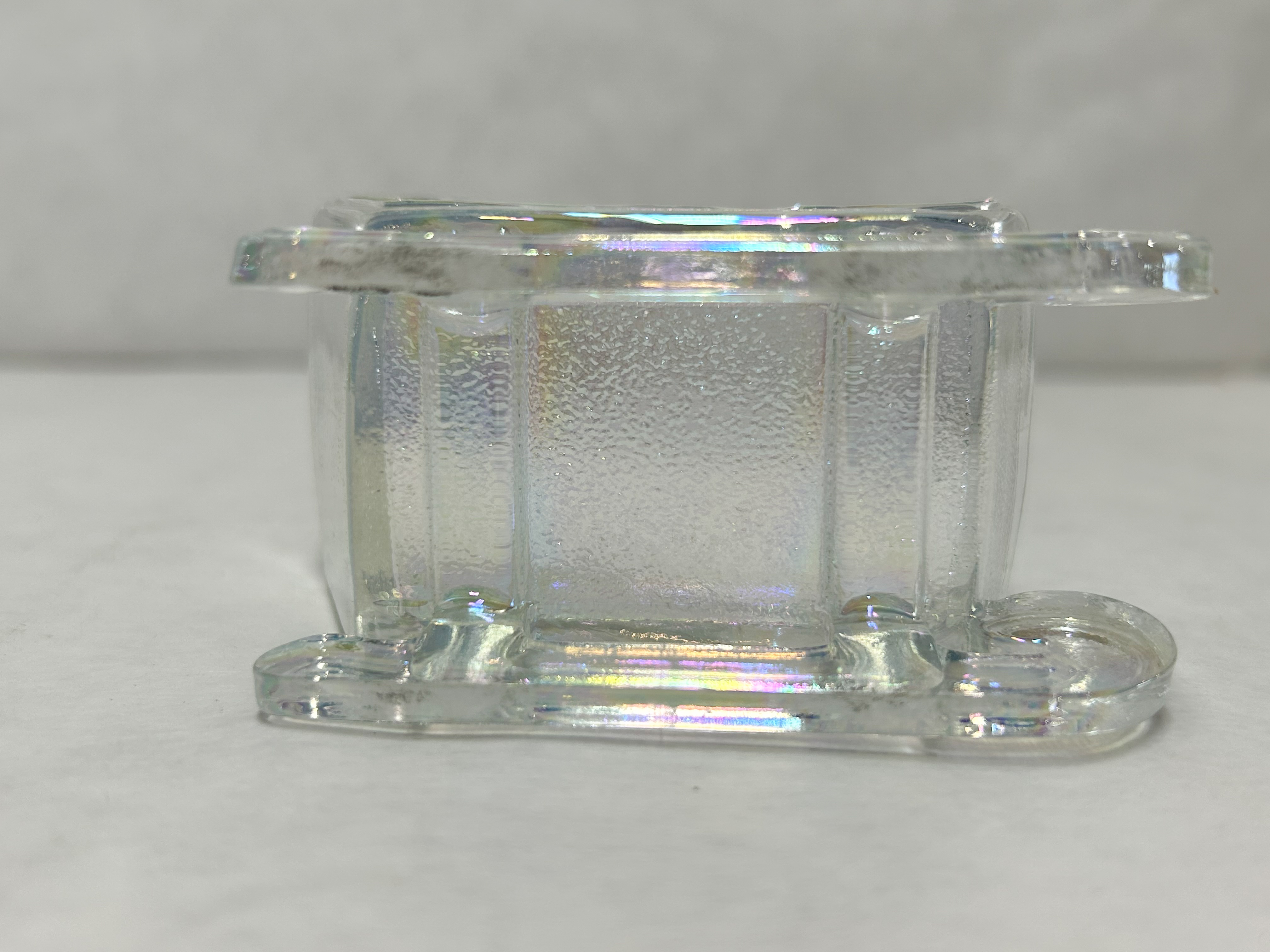 MOSSER IRIDESCENT GLASS SLEIGH