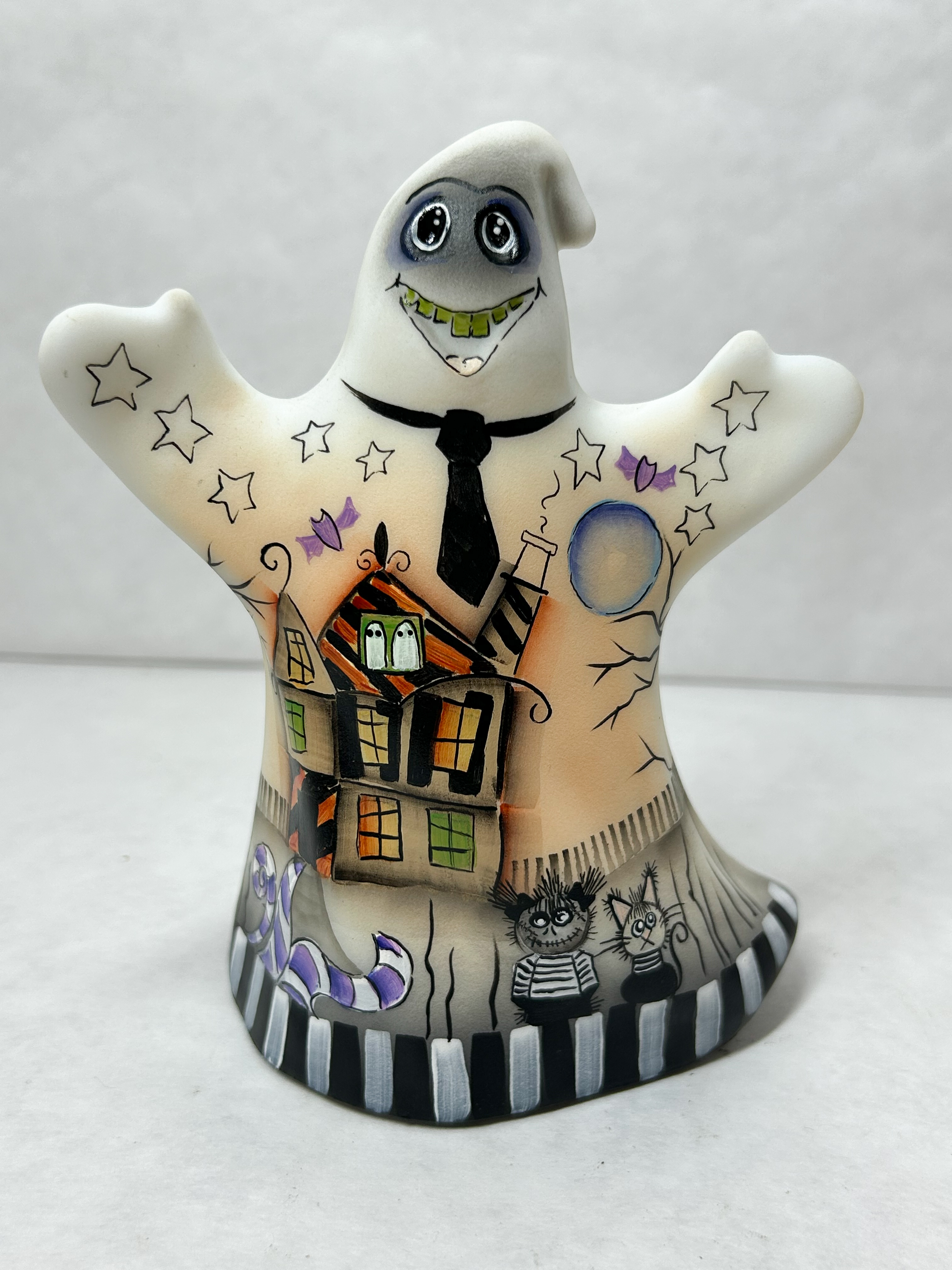 FENTON PAINTED GLASS GHOST 2024 BARLEY