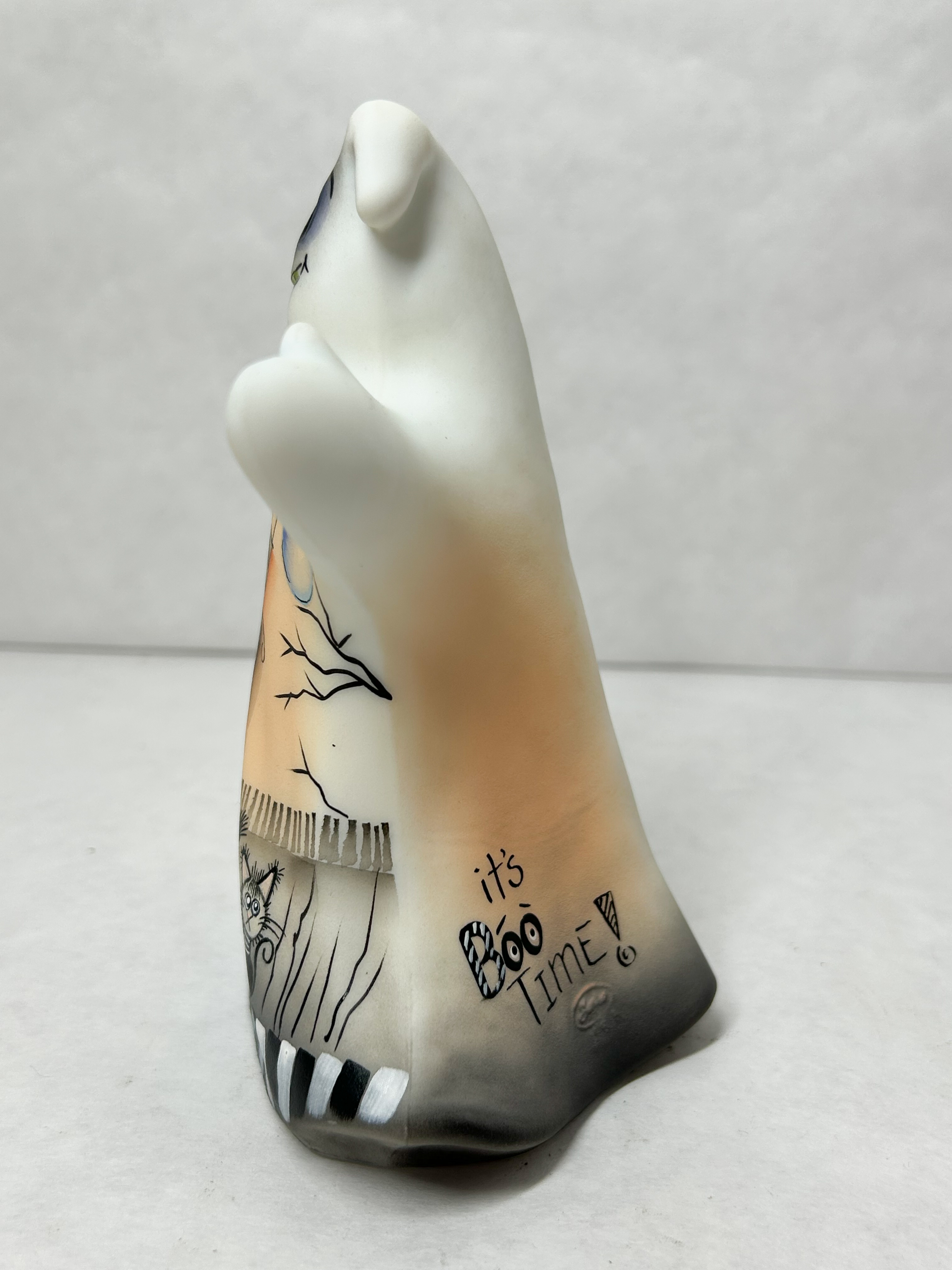 FENTON PAINTED GLASS GHOST 2024 BARLEY
