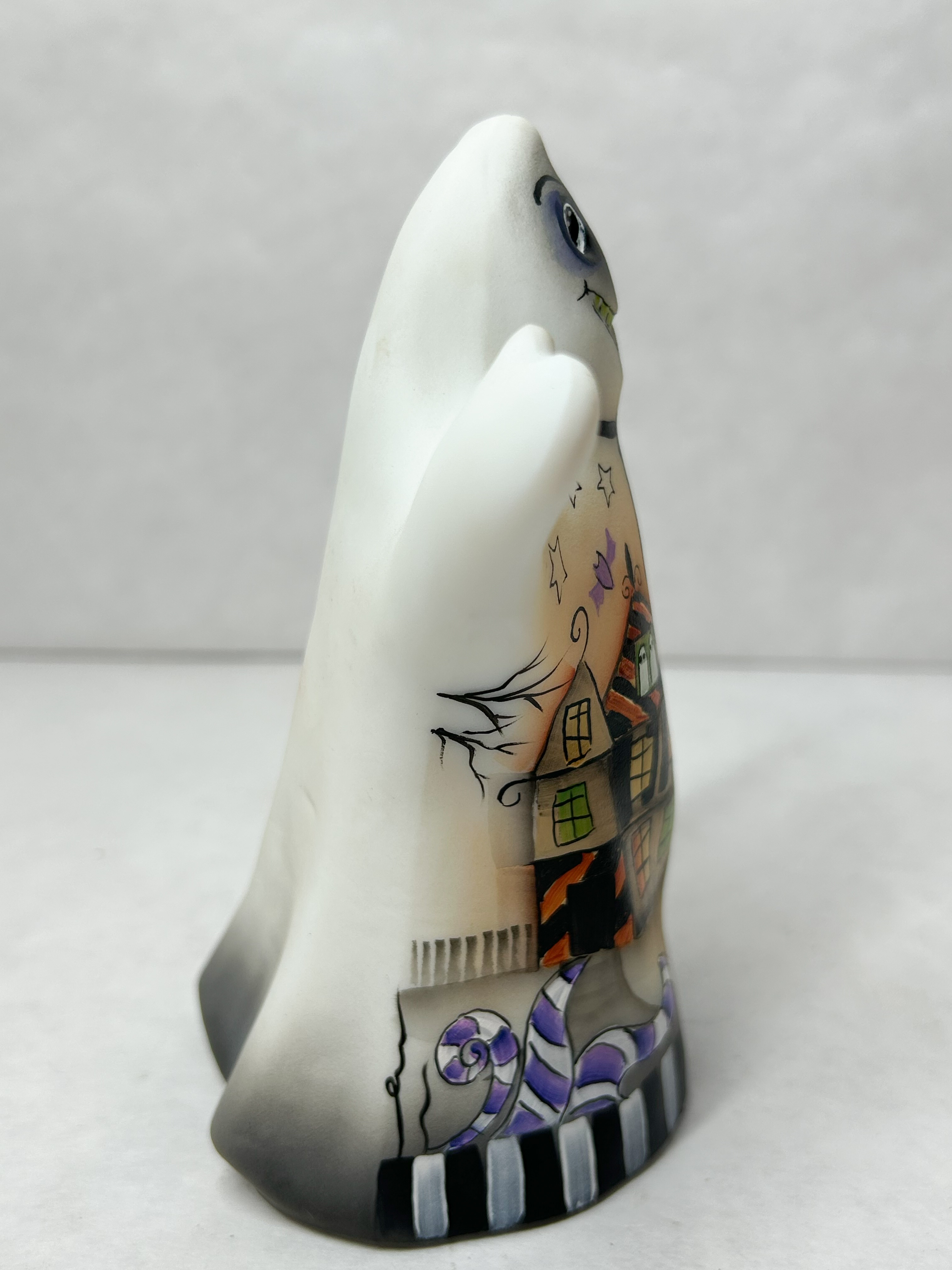 FENTON PAINTED GLASS GHOST 2024 BARLEY