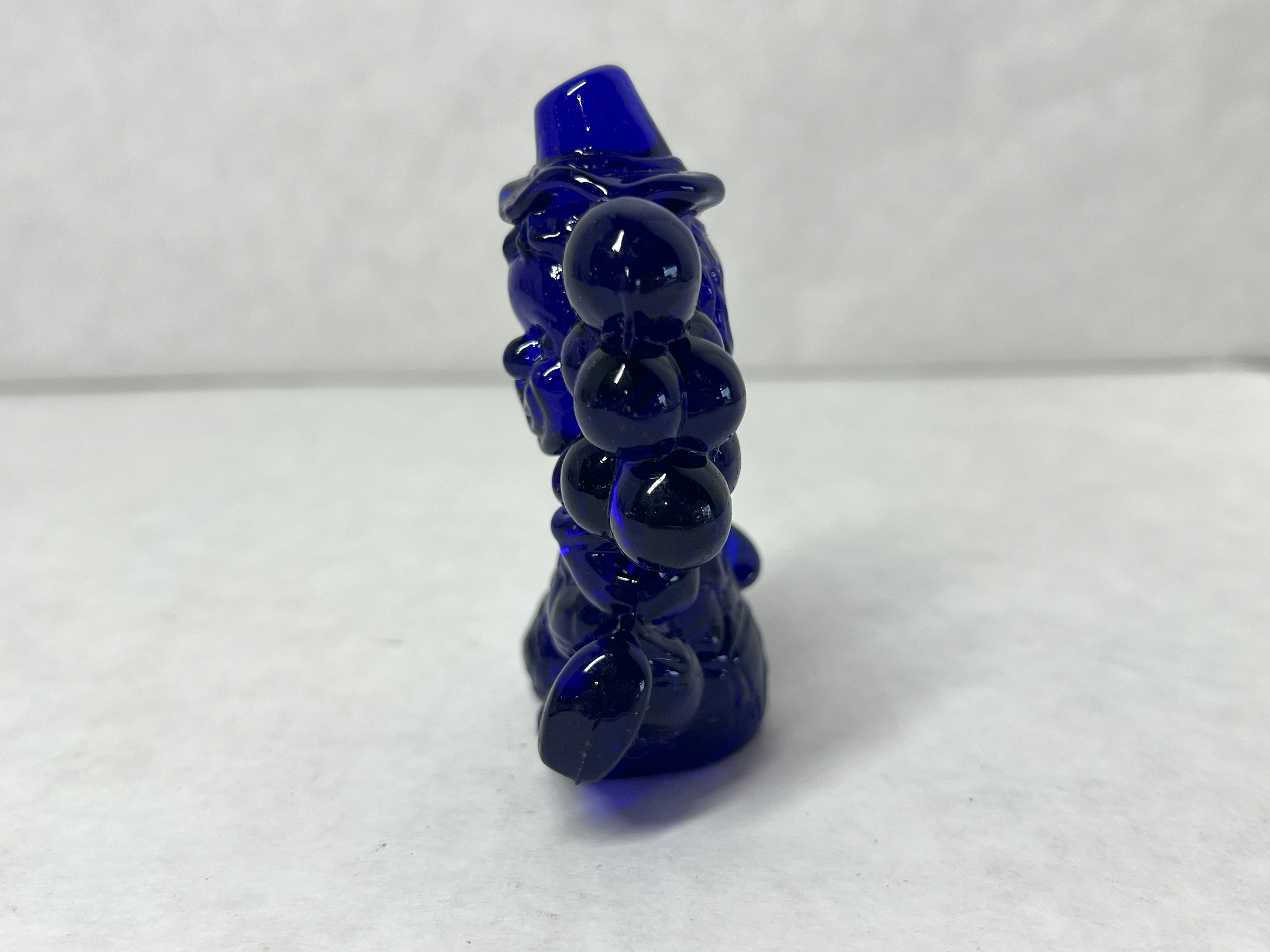 MOSSER COBALT GLASS CLOWN 1981